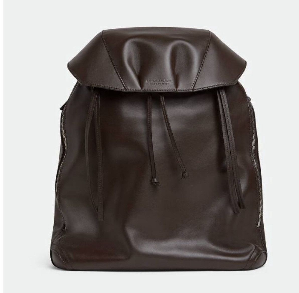 Bottega Veneta Ryder Leather Backpack Size ONE SIZE - 1 Thumbnail