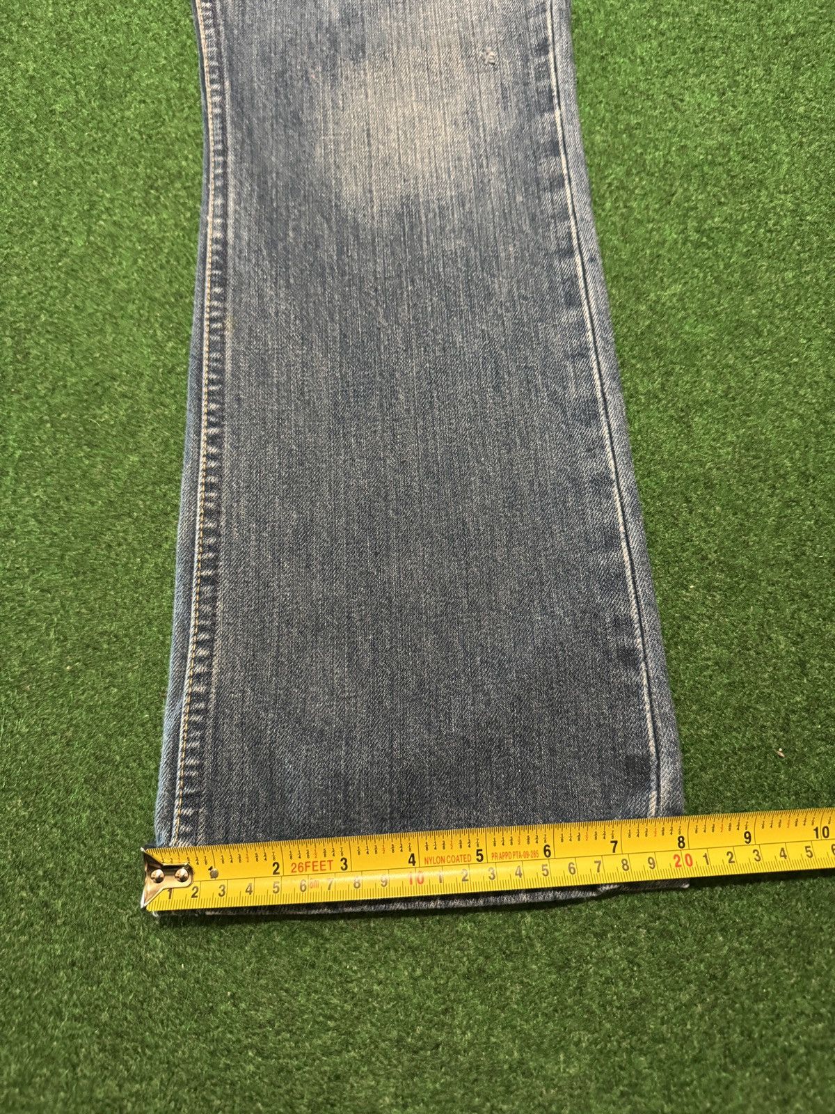 Levi's Vintage Clothing Levis 527 Button Fly Low Rise Bootcut 29x27 Denim Jeans Size US 29 - 9 Thumbnail