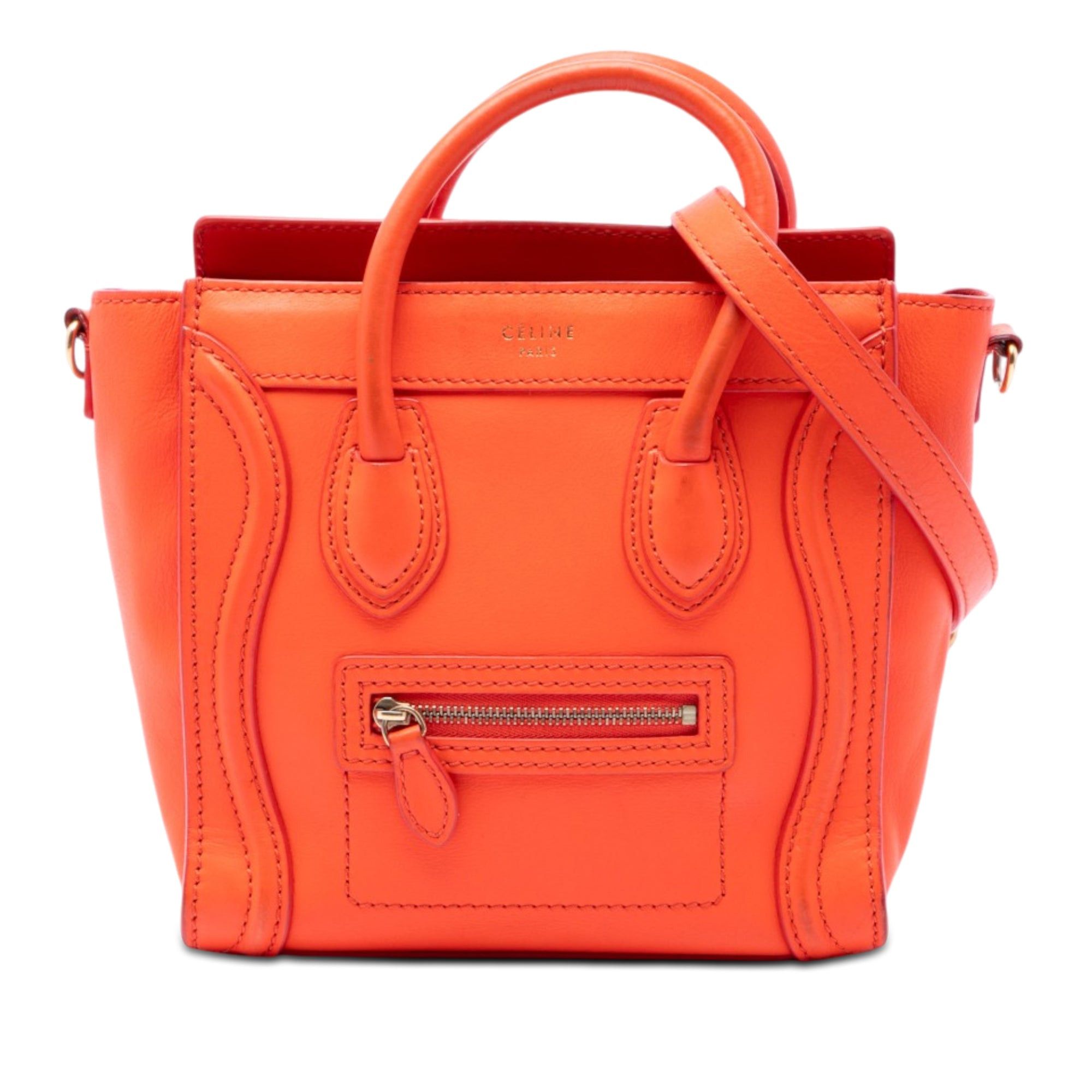 Celine Nano Leather Luggage Tote Size ONE SIZE - 1 Thumbnail