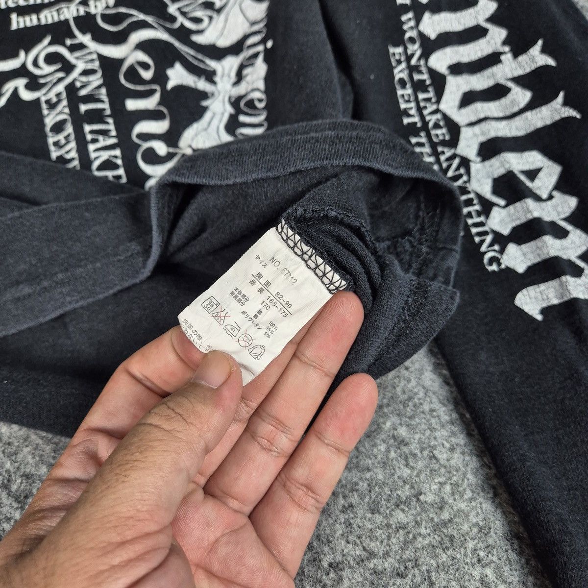 Japanese Brand Y2k Poem Grunge Gothic Long Sleeve Size US M / EU 48-50 / 2 - 4 Thumbnail