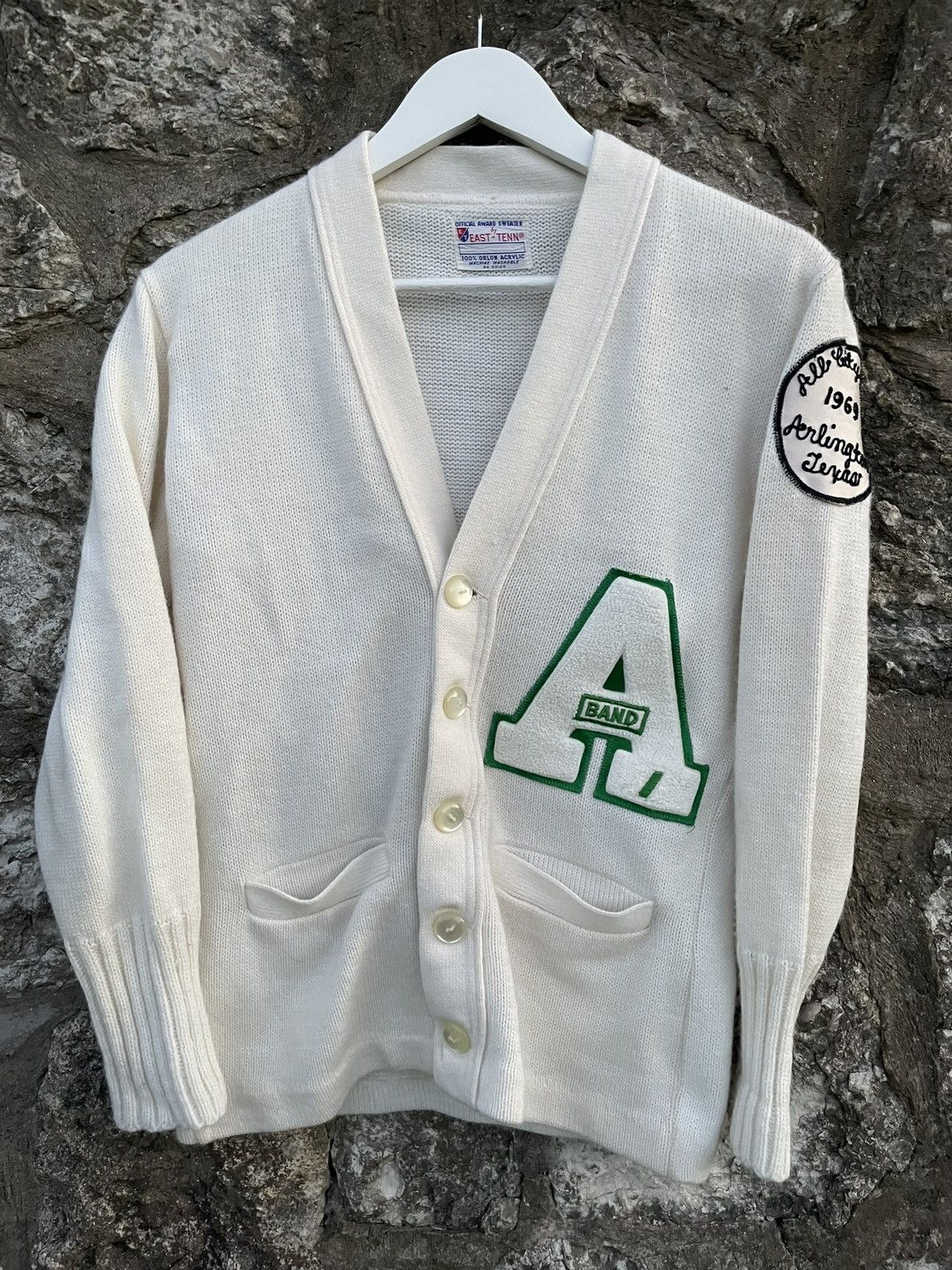 Vintage Vintage 1969 Arlington High Letterman Cardigan Chain Stitch Size US M / EU 48-50 / 2 - 1 Thumbnail