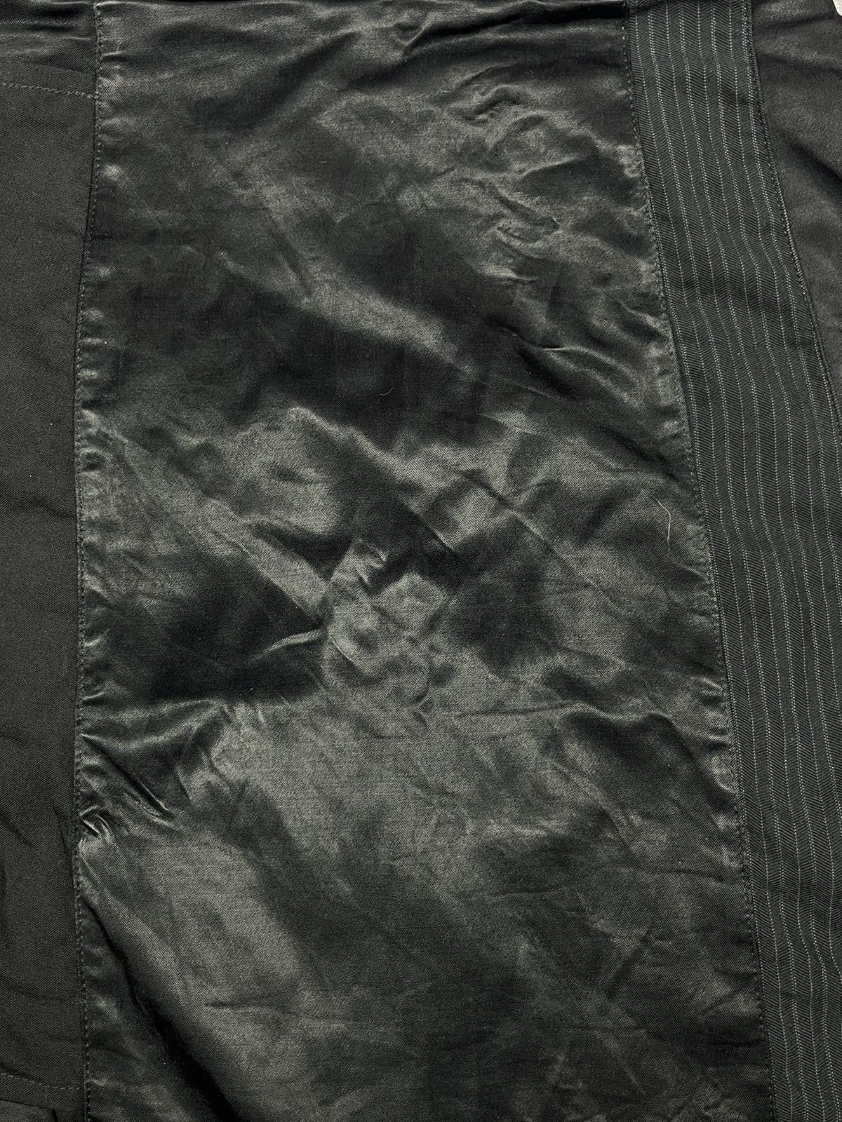 Sarah Pacini Vintage Sarah Pacini Wool Avant Gard Striped Patchwork skirt Size 27" / US 4 / IT 40 - 6 Thumbnail