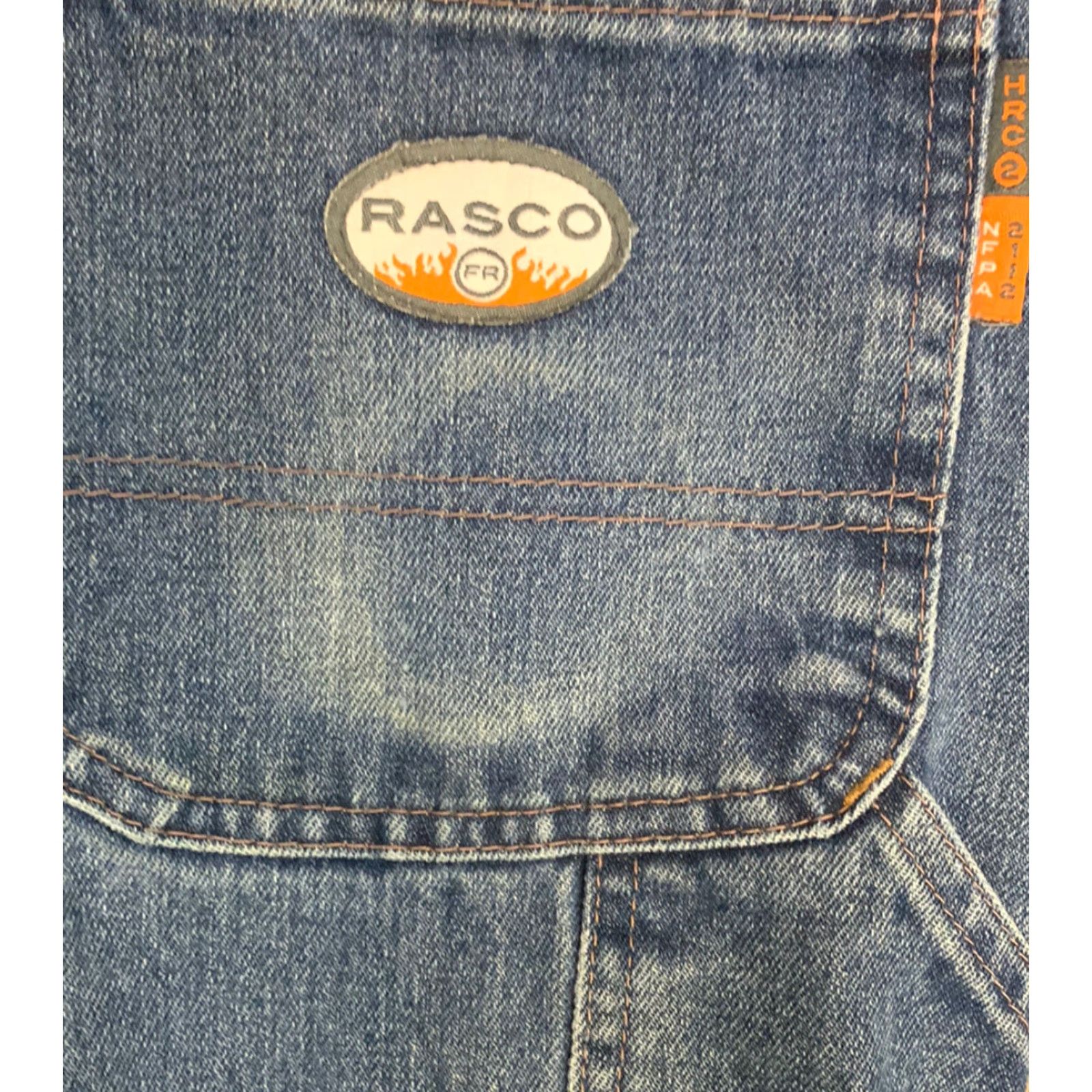 Vintage Rasco Mens Distressed Jeans Extra Large 32 X 31 Flame Resistant Size US 32 / EU 48 - 3 Thumbnail