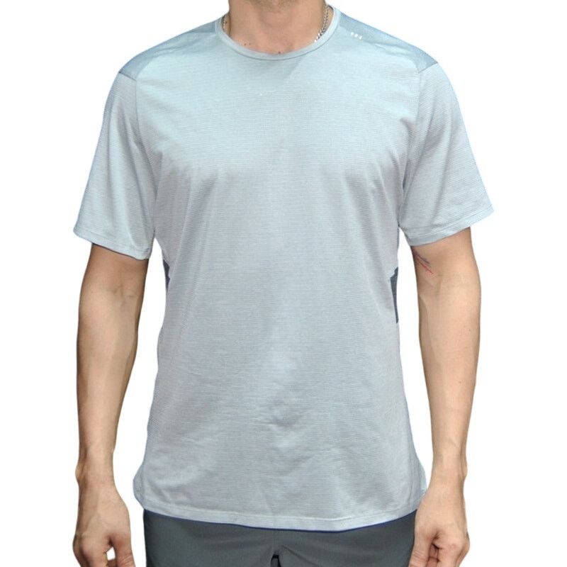 Lululemon Lululemon Two Toned Gray Short Sleeve Shirt Size US L / EU 52-54 / 3 - 1 Thumbnail
