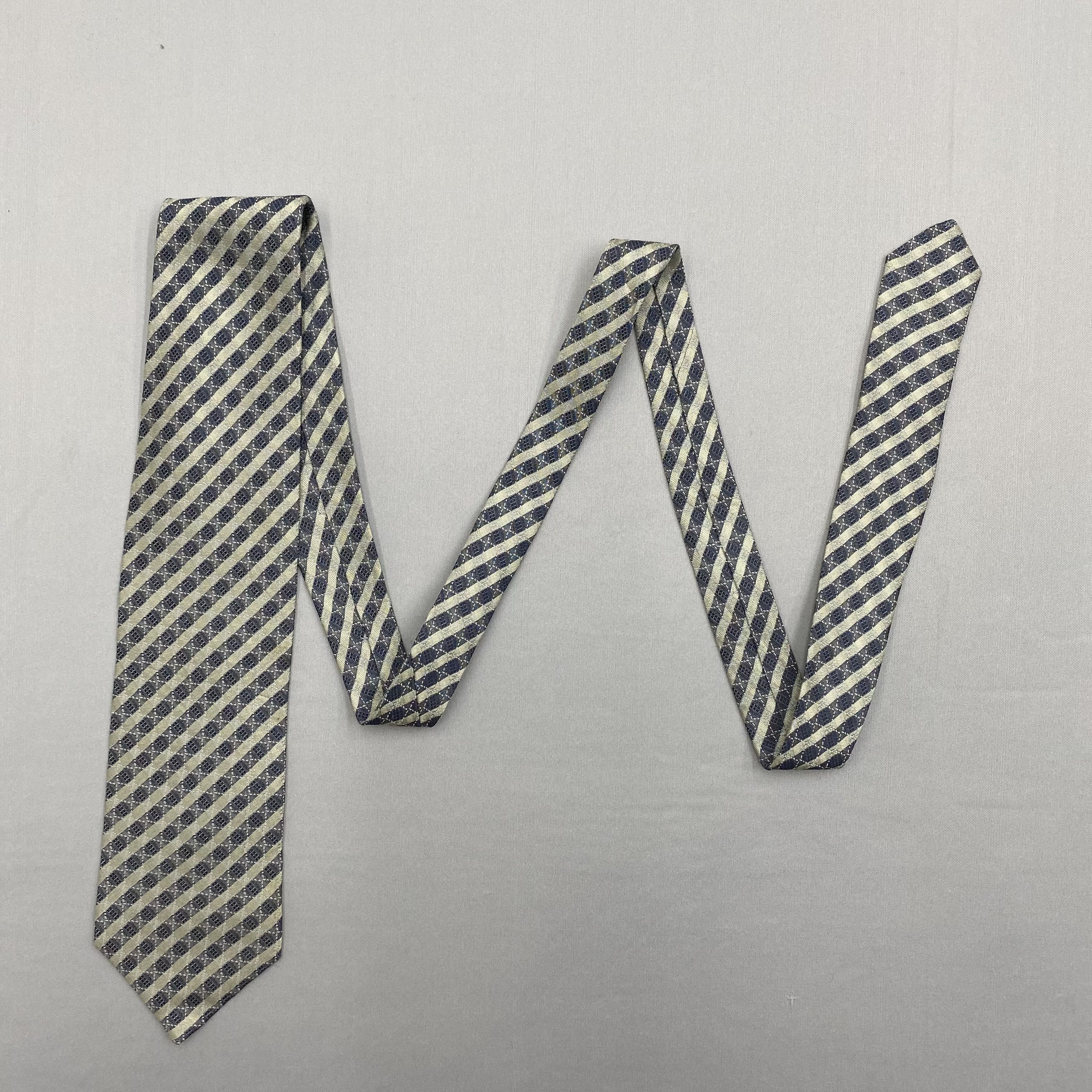 Issey Miyake Vintage Issey Miyake SILK Necktie Cravate Pure Silk Size ONE SIZE - 5 Thumbnail