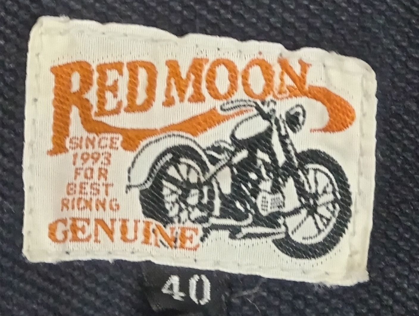 Redmoon Vintage Redmoon Codroy Denim Navy Blue Motorcycle Jacket Size US M / EU 48-50 / 2 - 7 Thumbnail