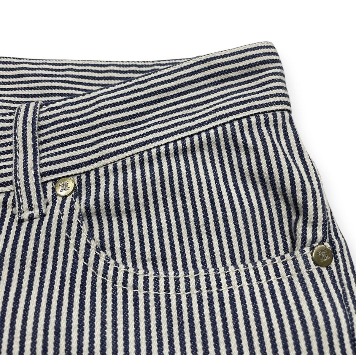 Celine Hickory Flare Pants Size 30" / US 8 / IT 44 - 6 Thumbnail