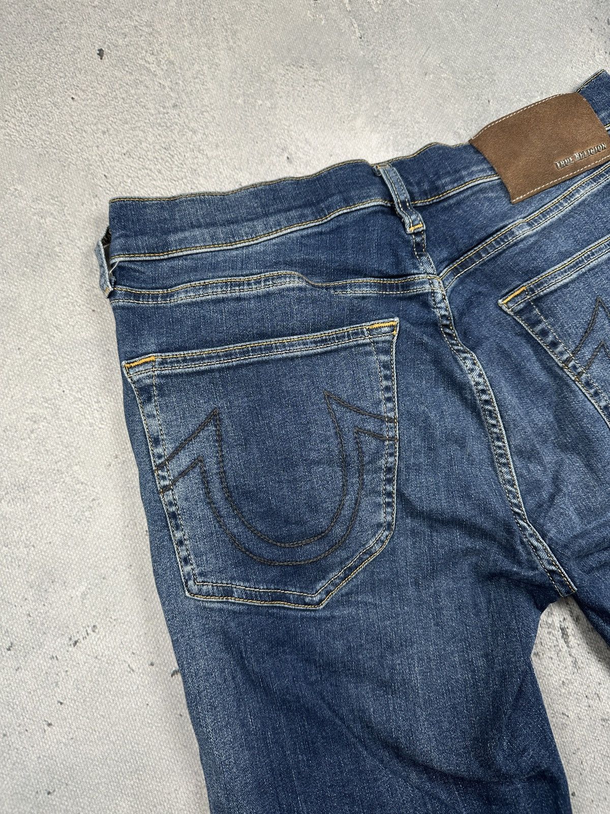 True Religion Vintage True Religion Rocco Moto Biker Jeans Rare Faded Blue Size US 32 / EU 48 - 4 Thumbnail