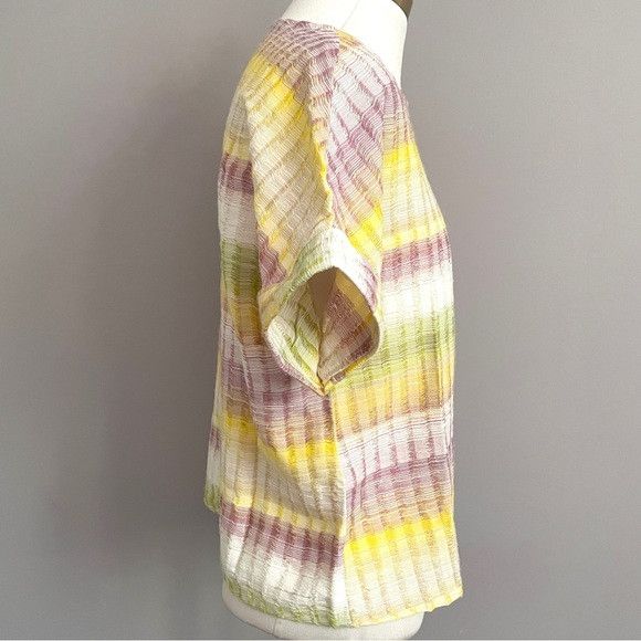 Anthropologie Dolan Johnny Ombré Striped Short Sleeve Blouse - XS/S Size S / US 4 / IT 40 - 7 Thumbnail