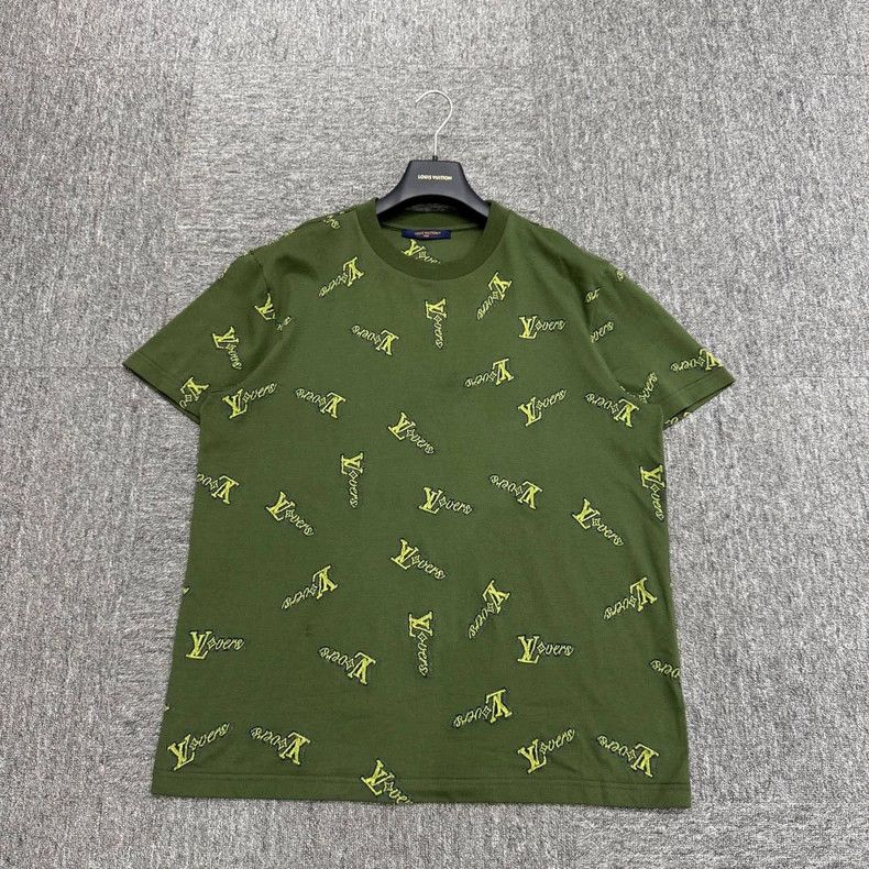 Louis Vuitton Louis Vuitton SS25 embroidered monogram short sleeve Size US XL / EU 56 / 4 - 1 Thumbnail