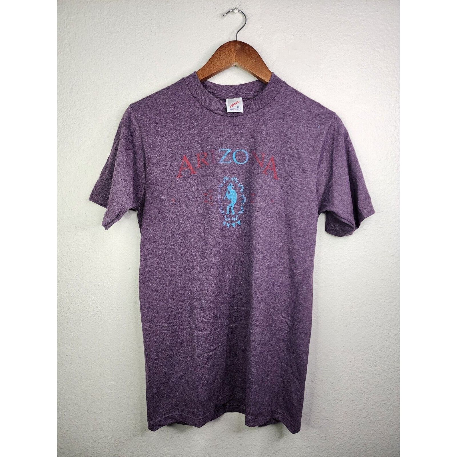 Jerzees Vintage Arizona Kokopelli Shirt Tee Artwork Graphic 90s S Size US S / EU 44-46 / 1 - 1 Thumbnail