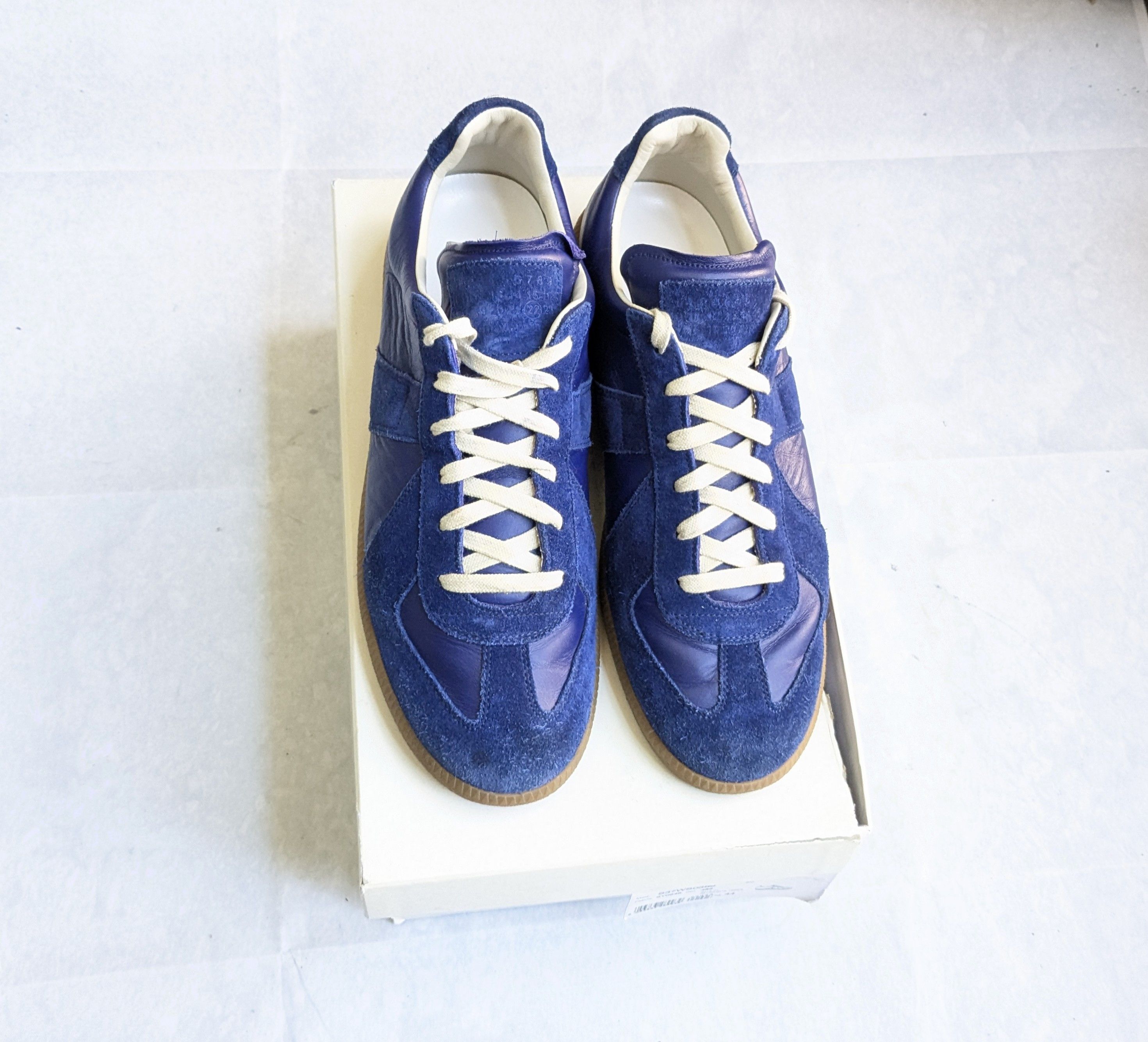 Maison Margiela Maison Margielas Replica GAT Blue 11 44 Gum Low Tops Size US 11 / EU 44 - 2 Thumbnail