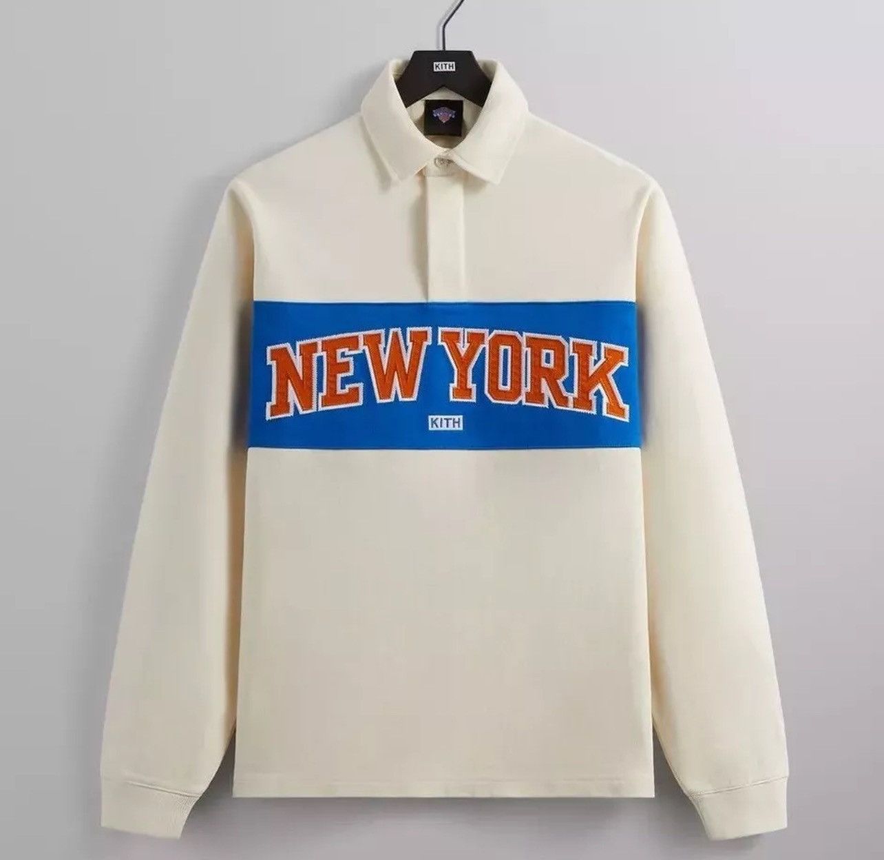 Kith Kith for the New York Knicks Long Sleeve Rugby Shirt Large Size US L / EU 52-54 / 3 - 1 Thumbnail