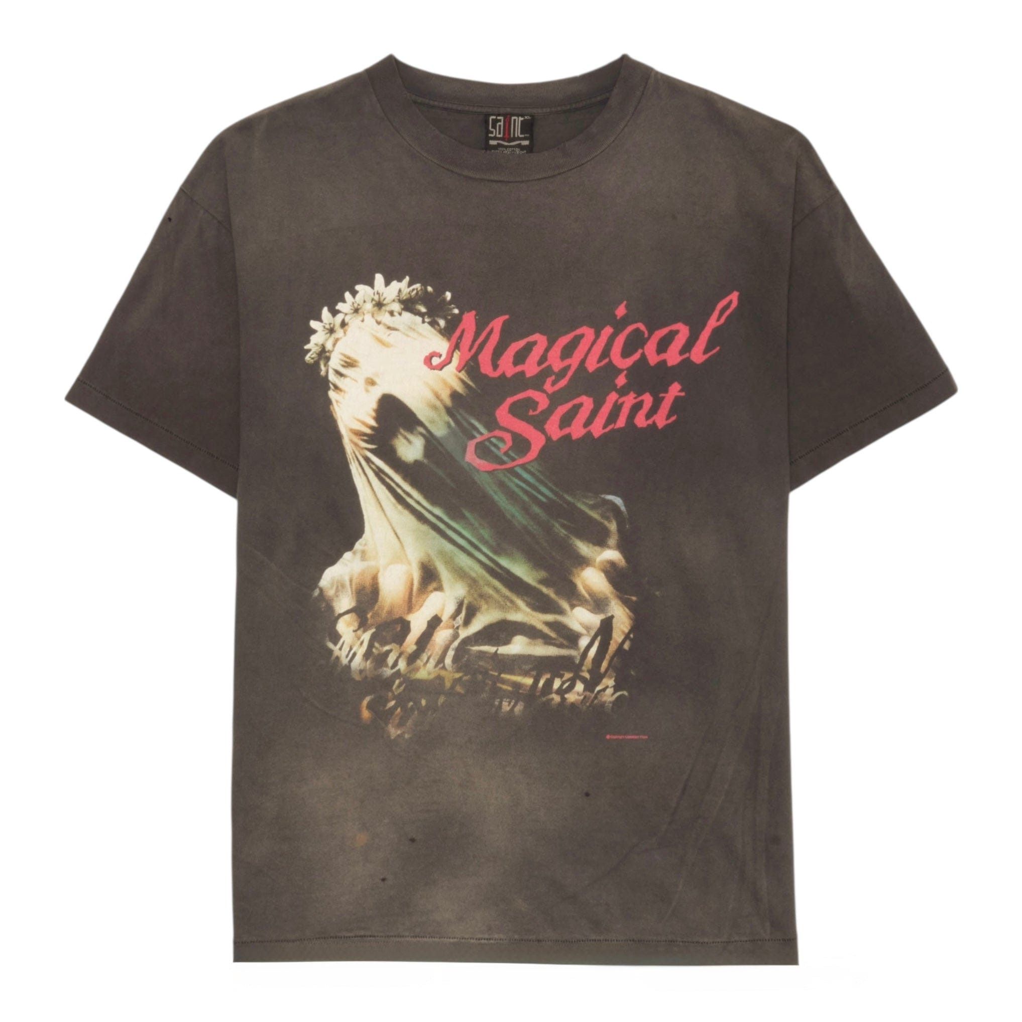 Saint Michael Magical Saint Short Sleeve Tee Shirt Black Size US XL / EU 56 / 4 - 1 Thumbnail
