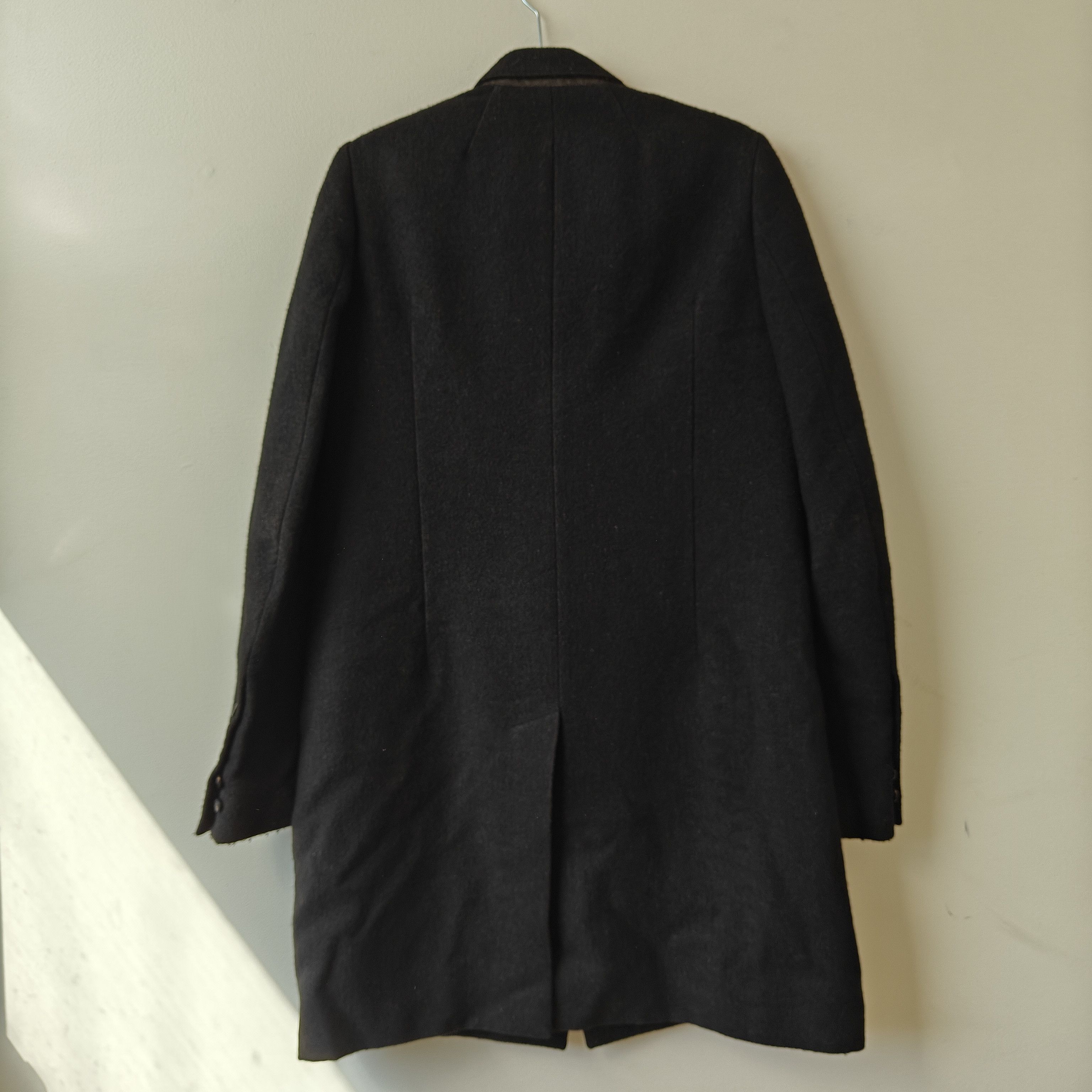 Rick Owens Black wool blend Sisyphus FW18 overcoat double Breasted Size US S / EU 44-46 / 1 - 10 Thumbnail
