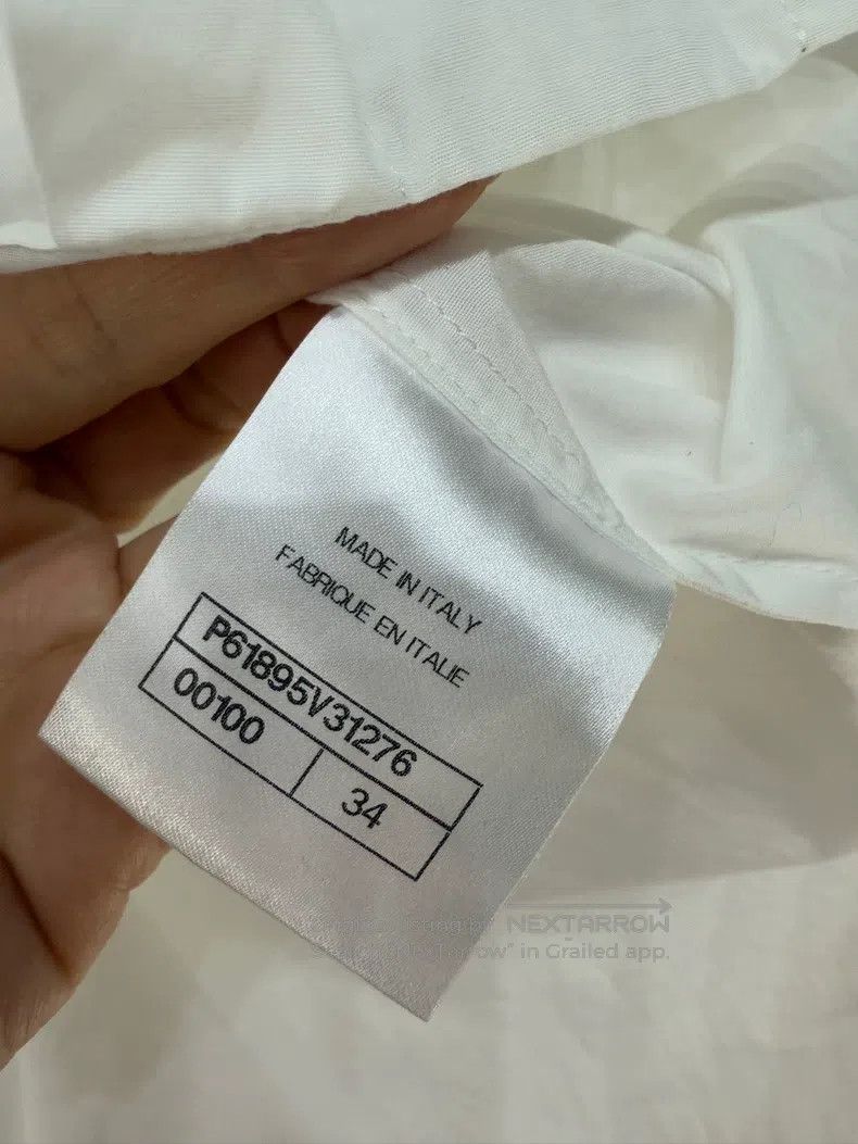 Chanel Chanel Pineapple-patterned gold-buttoned shirt Size XXS / US 00 / IT 34 - 5 Thumbnail