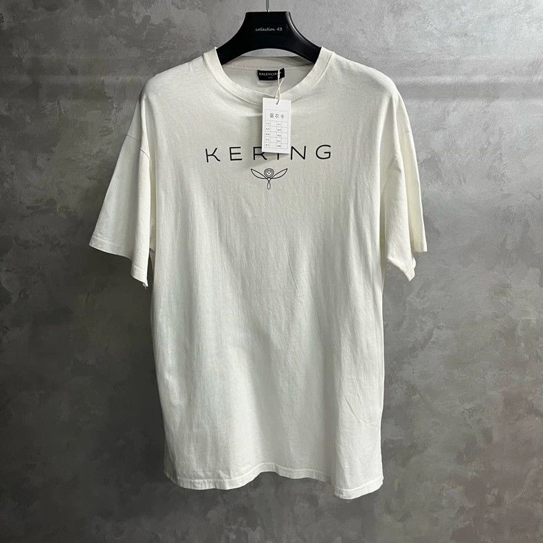 Balenciaga Balenciaga Kering Logo Short Sleeve T-shirt - dmc Size US S / EU 44-46 / 1 - 1 Thumbnail