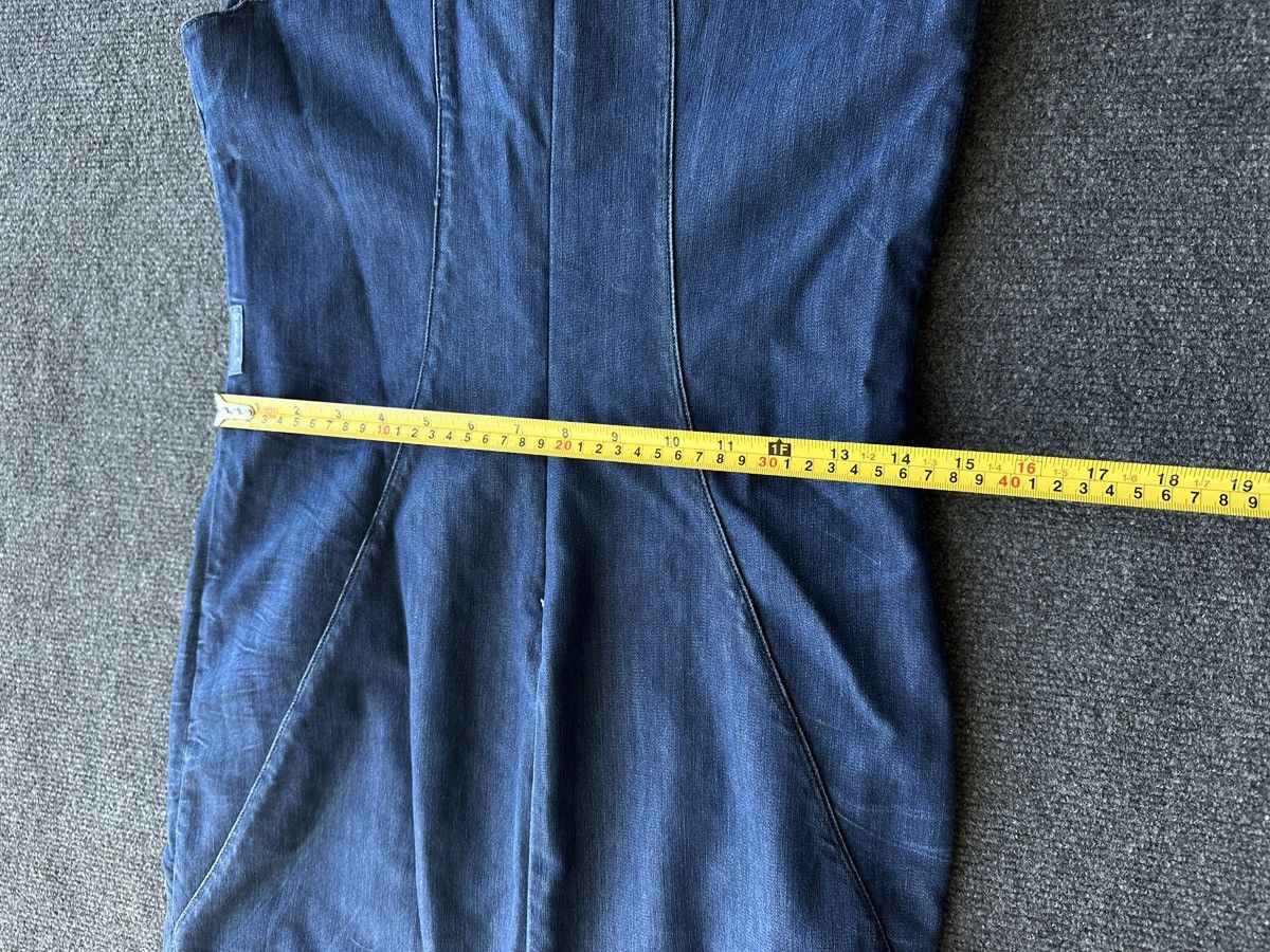 Armani ARMANI JEANS 🚨 DENIM BLUE DRESS LUXURY OLD MONEY WOMEN Size M / US 6-8 / IT 42-44 - 15 Thumbnail