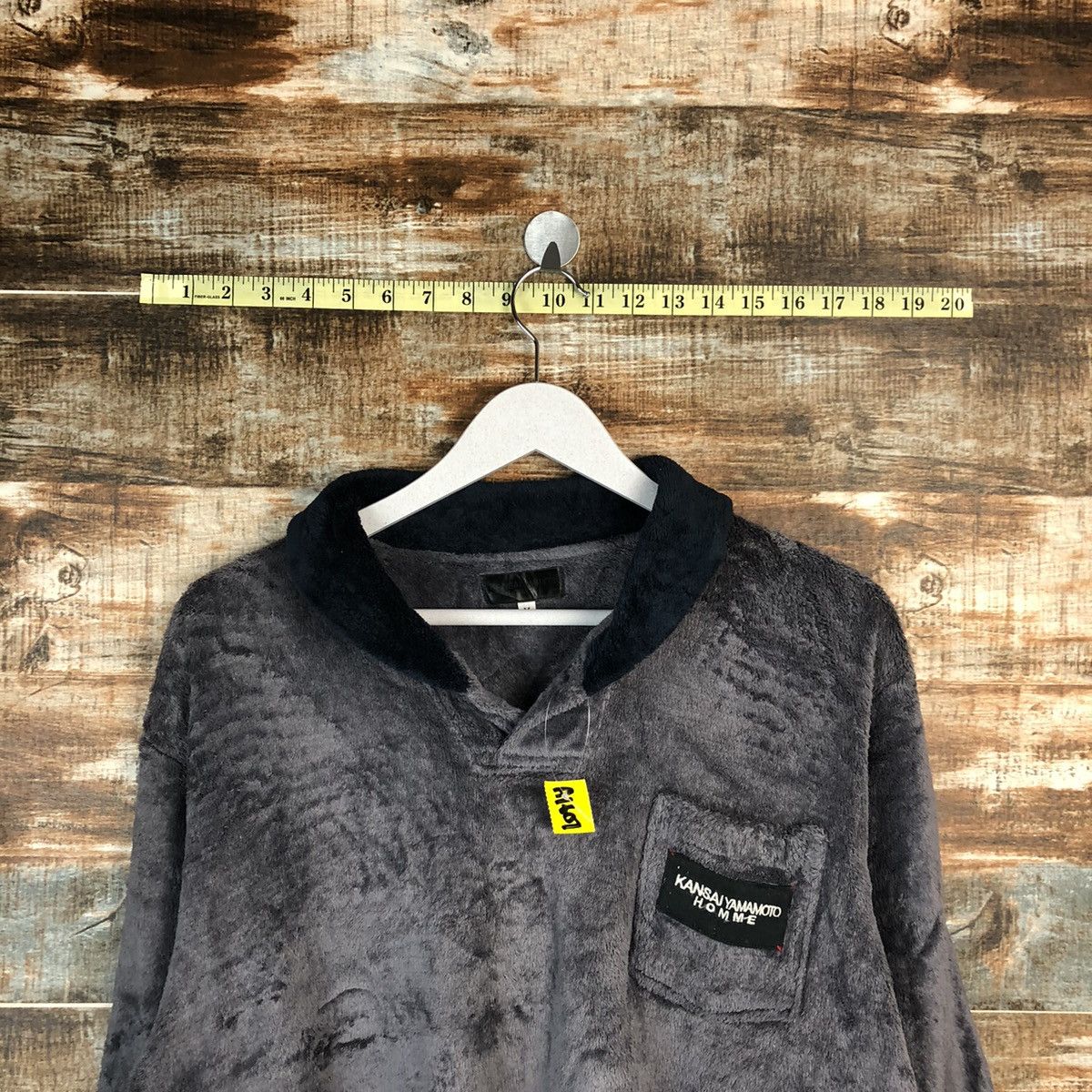 Kansai Yamamoto × Vintage Kansai Yamamoto Homme Grey Sweather #A1607 Size US M / EU 48-50 / 2 - 4 Thumbnail