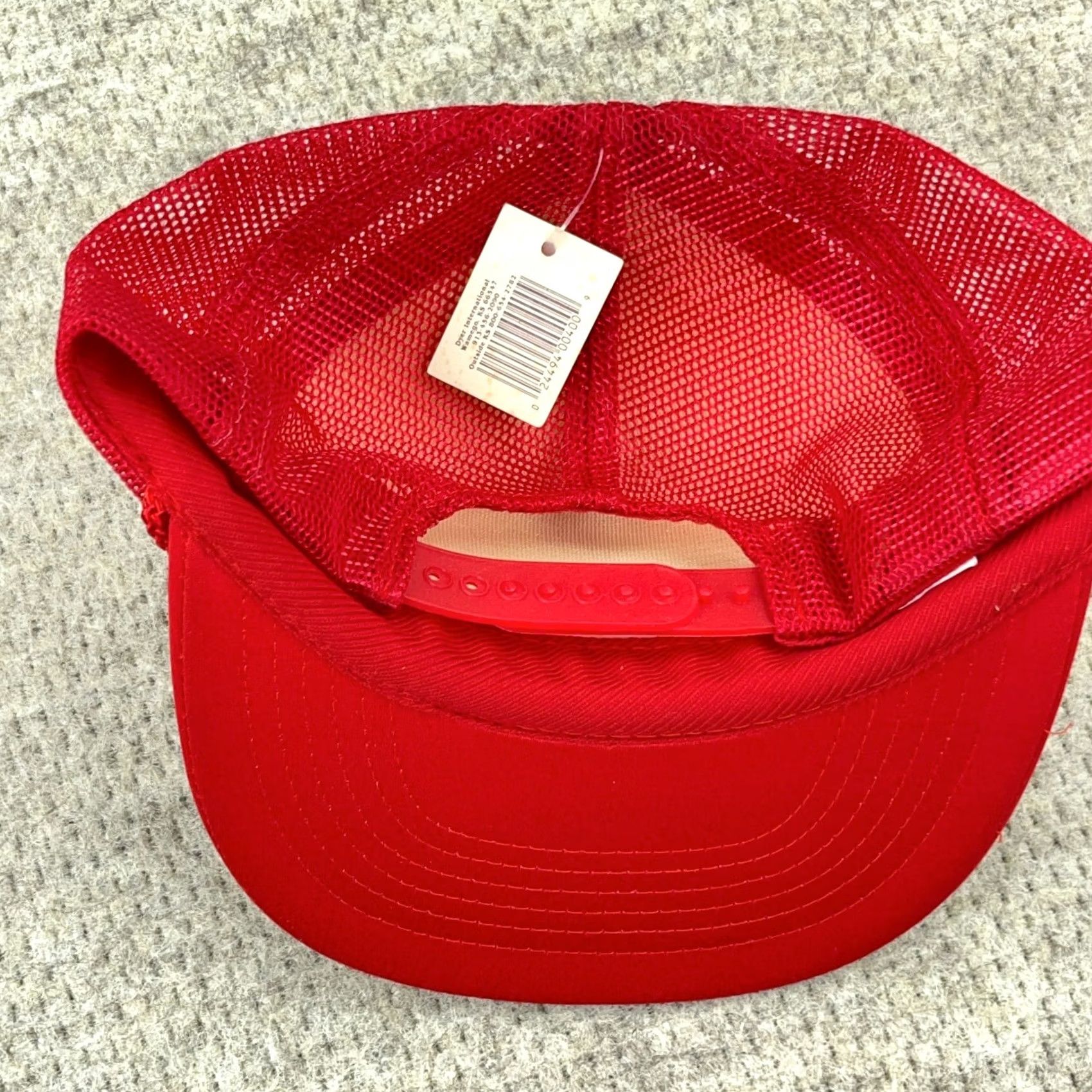 Vintage VINTAGE 57 Chevy Trucker Hat Cap Snapback Red White Drive In Car Show 80s 90s AZ Size ONE SIZE - 5 Thumbnail