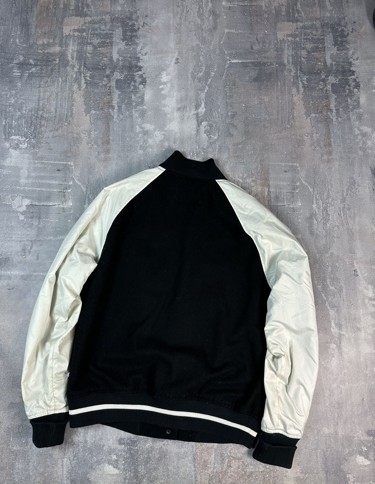 Nike × Vintage NIKE WMNS WOOL RAGLAN DESTROYER JACKET TECH FLEECE Size L / US 10 / IT 46 - 2 Thumbnail