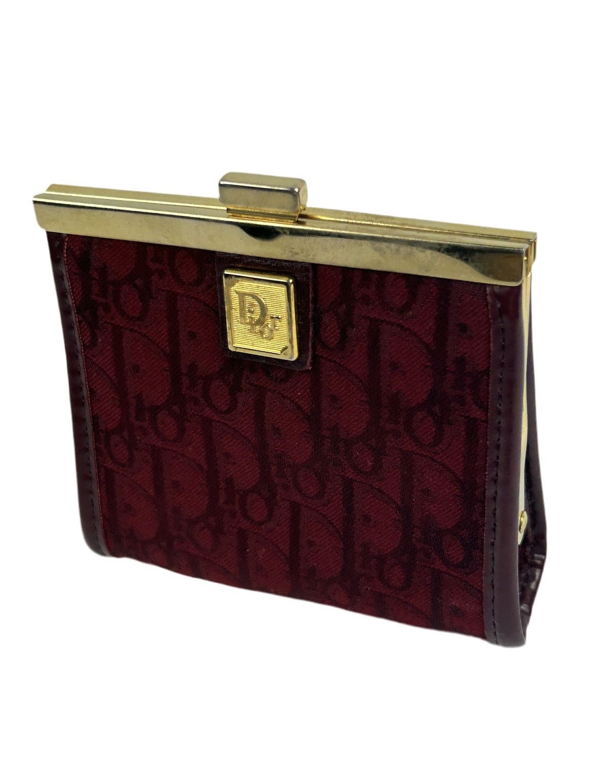 Dior Dior Red Trotter Leather Coin Pouch Size ONE SIZE - 1 Thumbnail