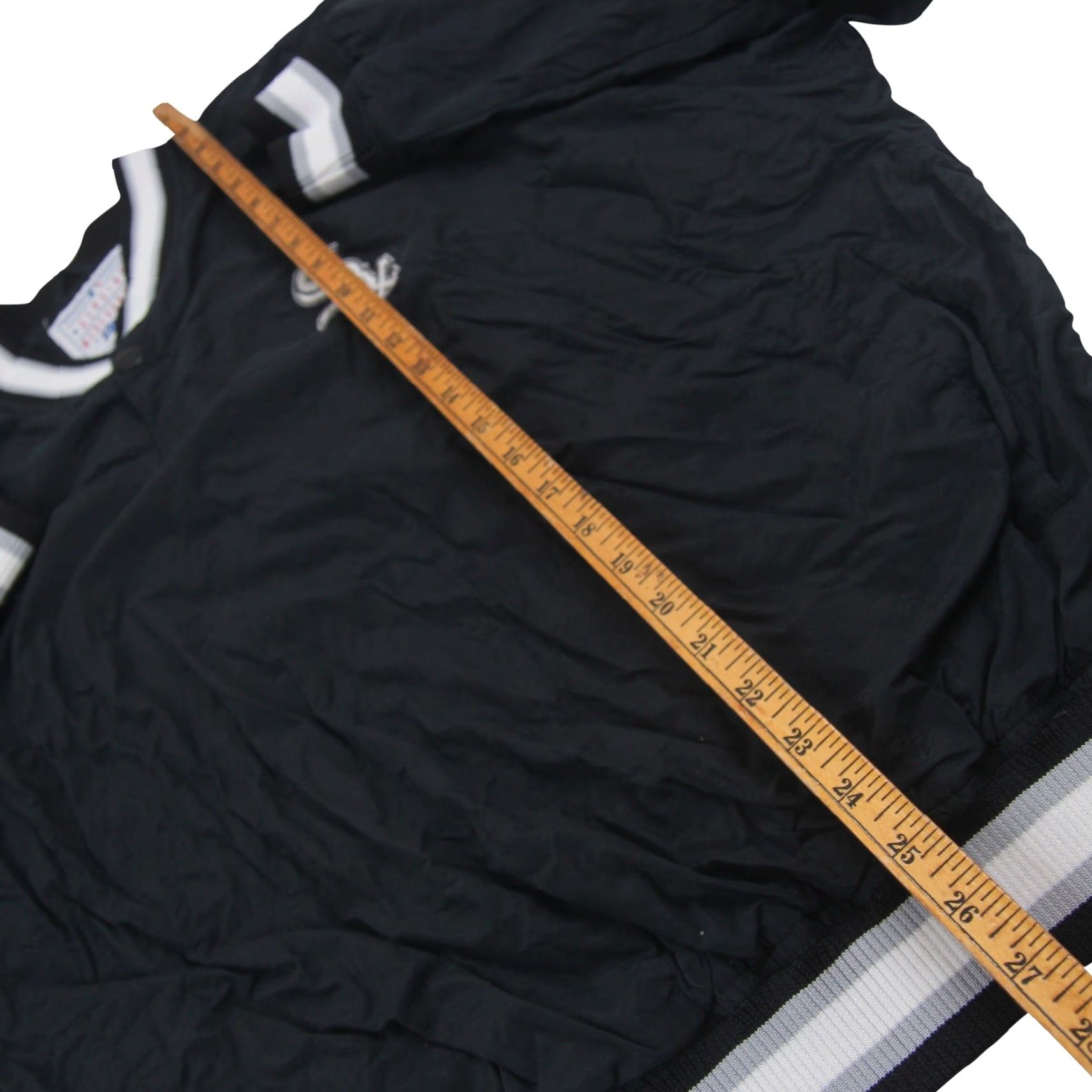 Starter VINTAGE Starter Chicago White Sox Mens Large Windbreaker Jacket Black Size US L / EU 52-54 / 3 - 6 Thumbnail