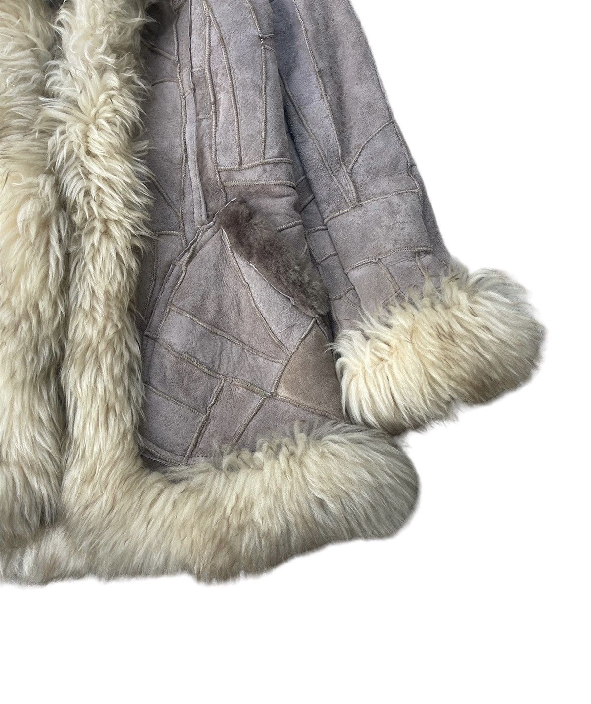Japanese Brand Sheepskin Leather Fur Jacket Saga Fox Style Size US S / EU 44-46 / 1 - 7 Thumbnail