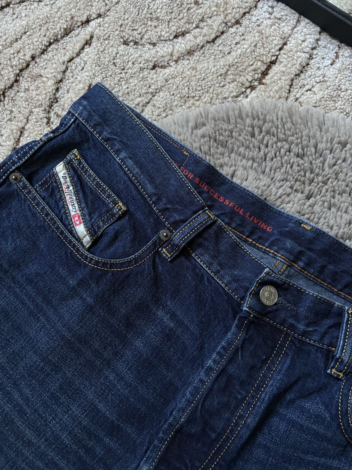 Diesel × Diesel Black Gold Diesel D-Macs 2010 jeans baggy fit blue denim pants Size US 36 / EU 52 - 8 Thumbnail