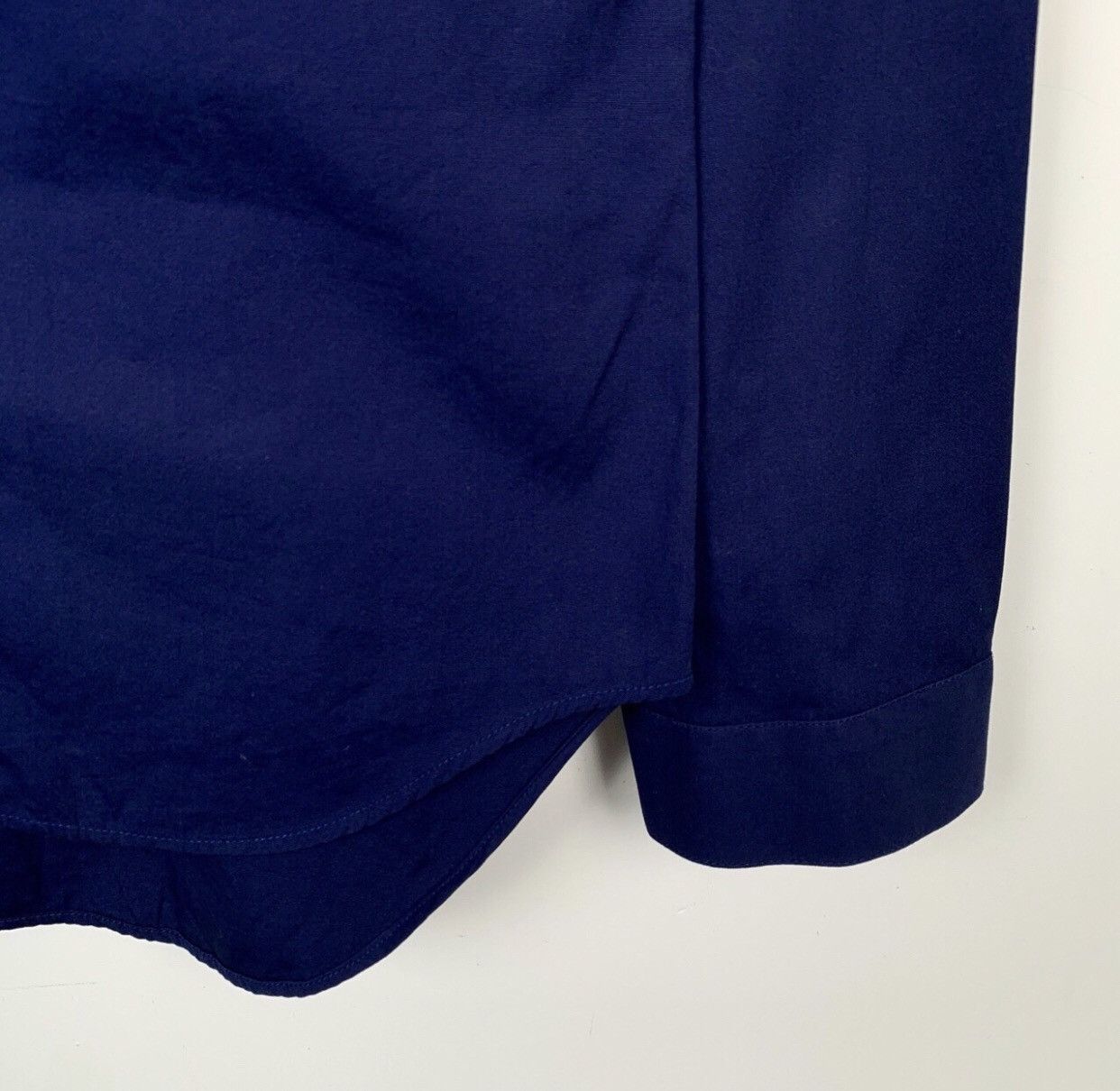 Dior Dior collar striped lapel navy bluecotton long sleeved shirt Size US M / EU 48-50 / 2 - 3 Thumbnail
