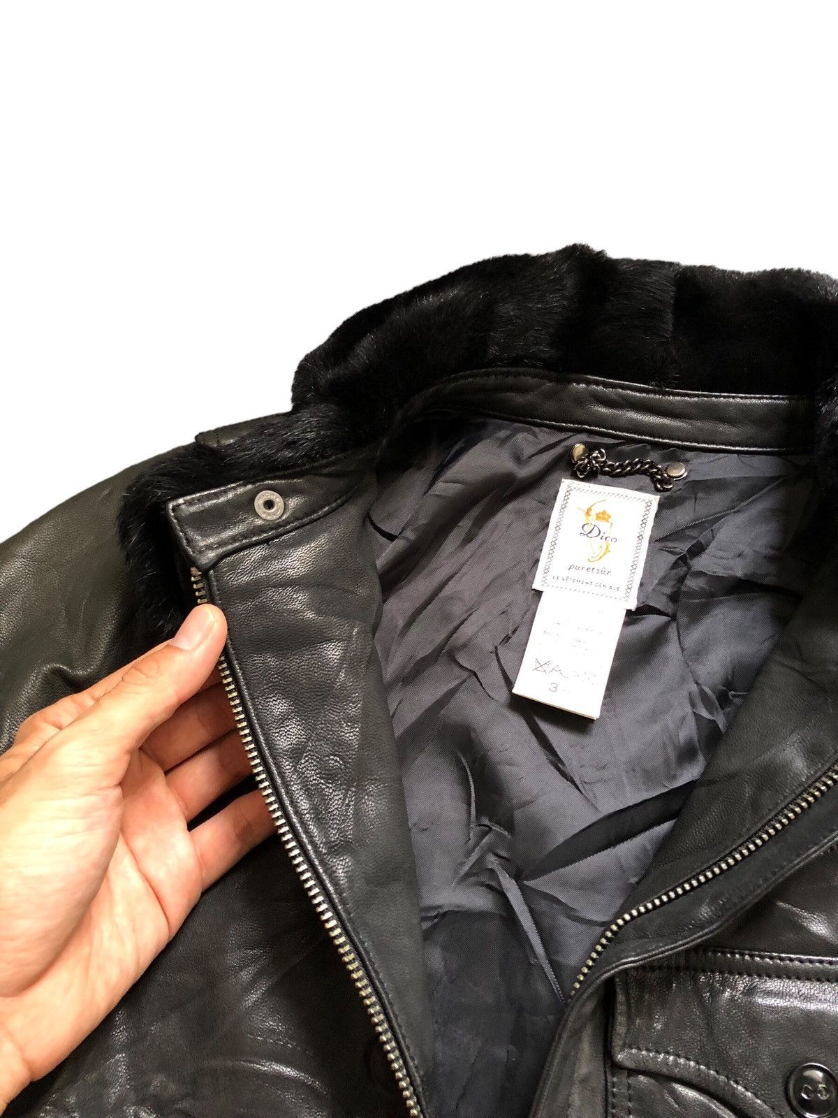 14th Addiction × KMRii × Yasuyuki Ishii $Sold$ Goat leather fur jacket Size US S / EU 44-46 / 1 - 8 Thumbnail