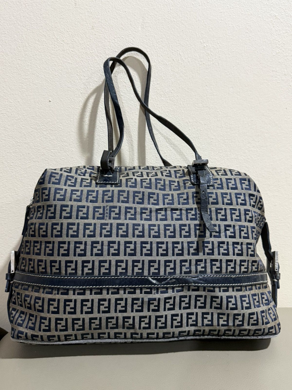 Fendi Authentic Fendi Zucca Monogram Canvas Hand Bag Size ONE SIZE - 1 Thumbnail