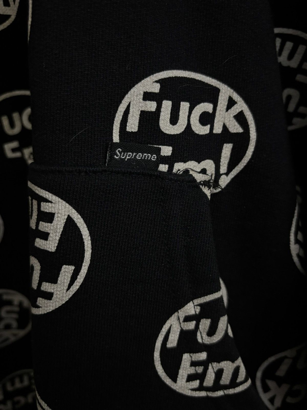Supreme Supreme F*CK EM Hoodie Size US XL / EU 56 / 4 - 2 Thumbnail