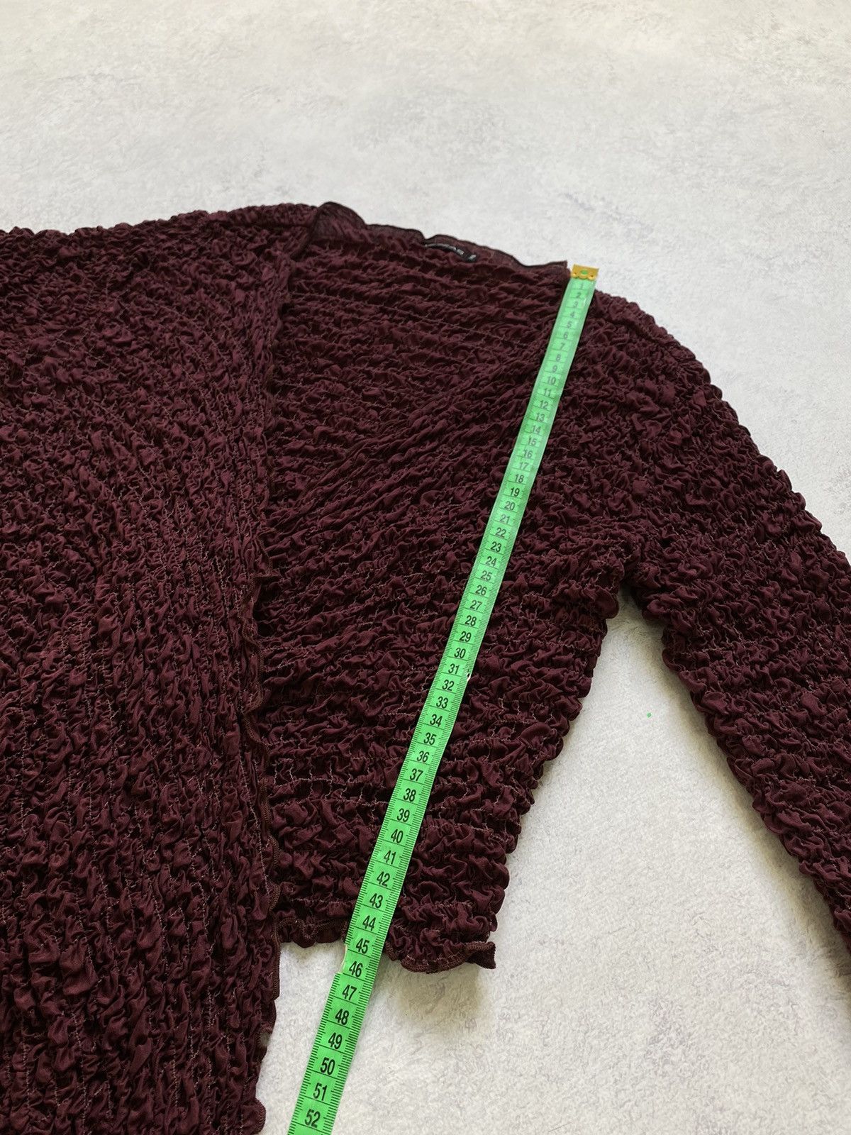 Other Grizas Womens Long Sleeve Wrinkled Designer Cardigan Size XS Size XS / US 0-2 / IT 36-38 - 14 Thumbnail