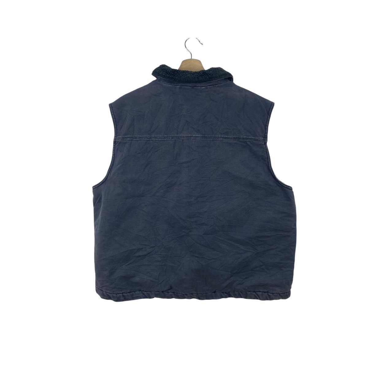 SOREL Vintage SOREL Sherpa Workwear Vest Faded Canvas Zip Up Size US XL / EU 56 / 4 - 7 Thumbnail