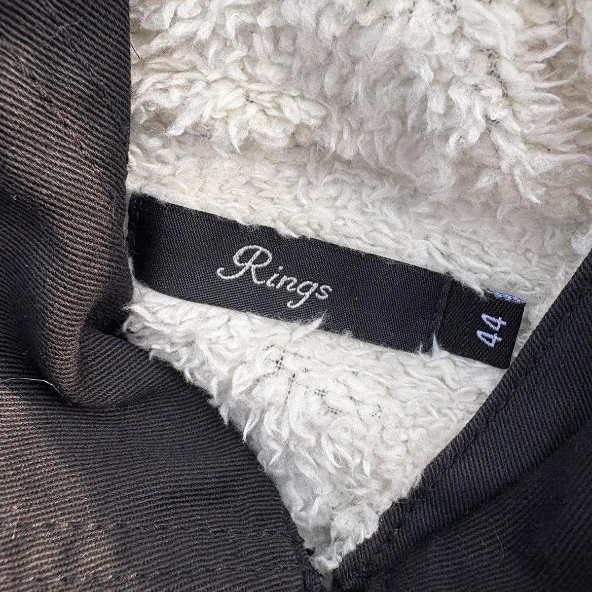 Japanese Brand RINGS Black Patchwork Fishtail Parka Jacket Fur Hood Y2K Size US L / EU 52-54 / 3 - 2 Thumbnail