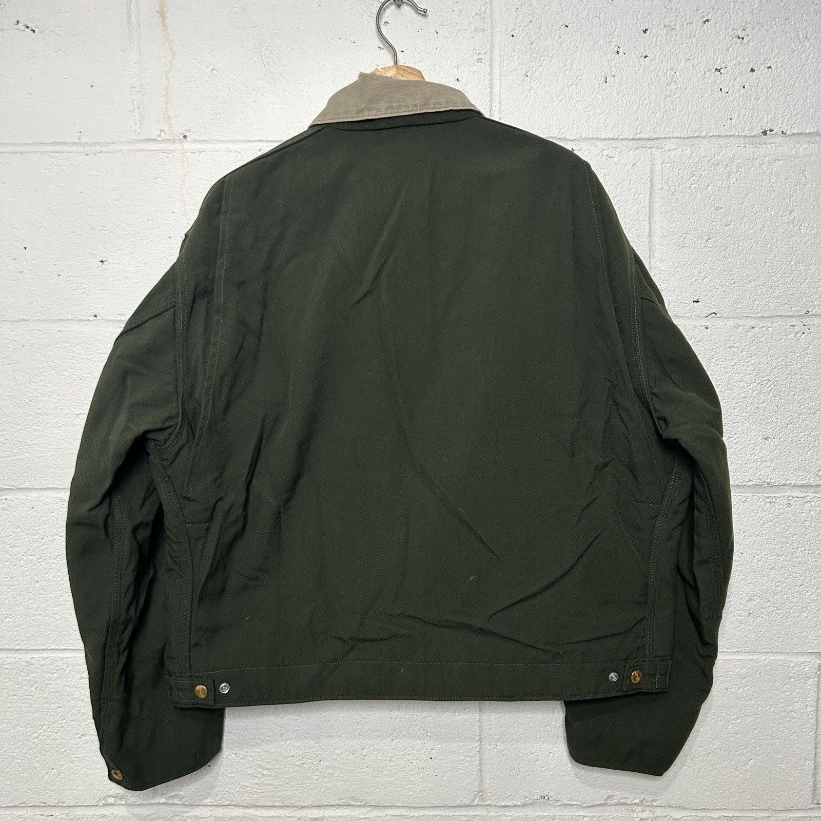 Carhartt Vintage Carhartt Blanket-Lined Detroit Jacket “Olive Green” Size US XL / EU 56 / 4 - 2 Thumbnail