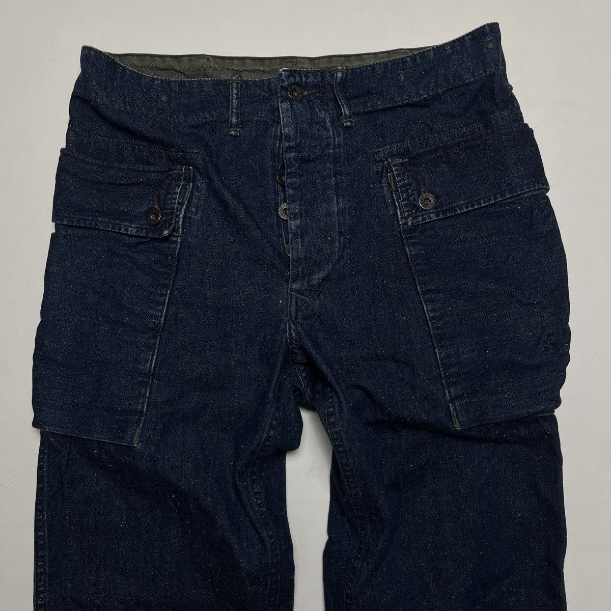 RRL Ralph Lauren Ralph Lauren Double RL Denim Military Monkey Pants Size US 30 / EU 46 - 4 Thumbnail