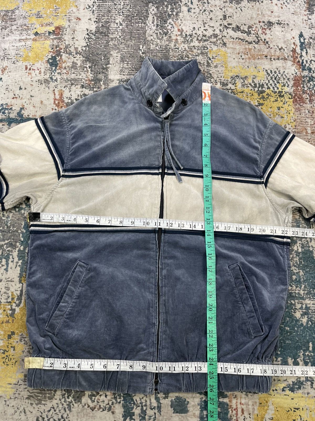 N.Hollywood Corduroy Swing Top Striped Jacket