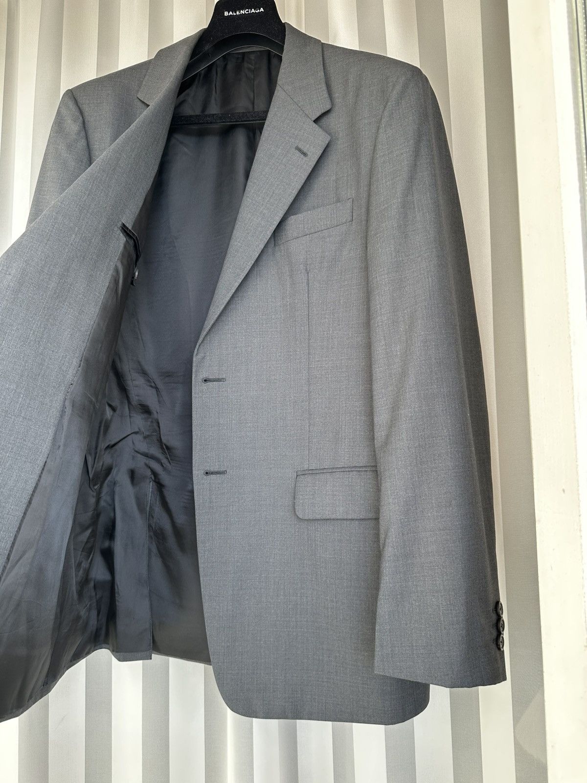 Prada PRADA FW2012 Runway Gray Wool Jacket Size US M / EU 48-50 / 2 - 10 Thumbnail