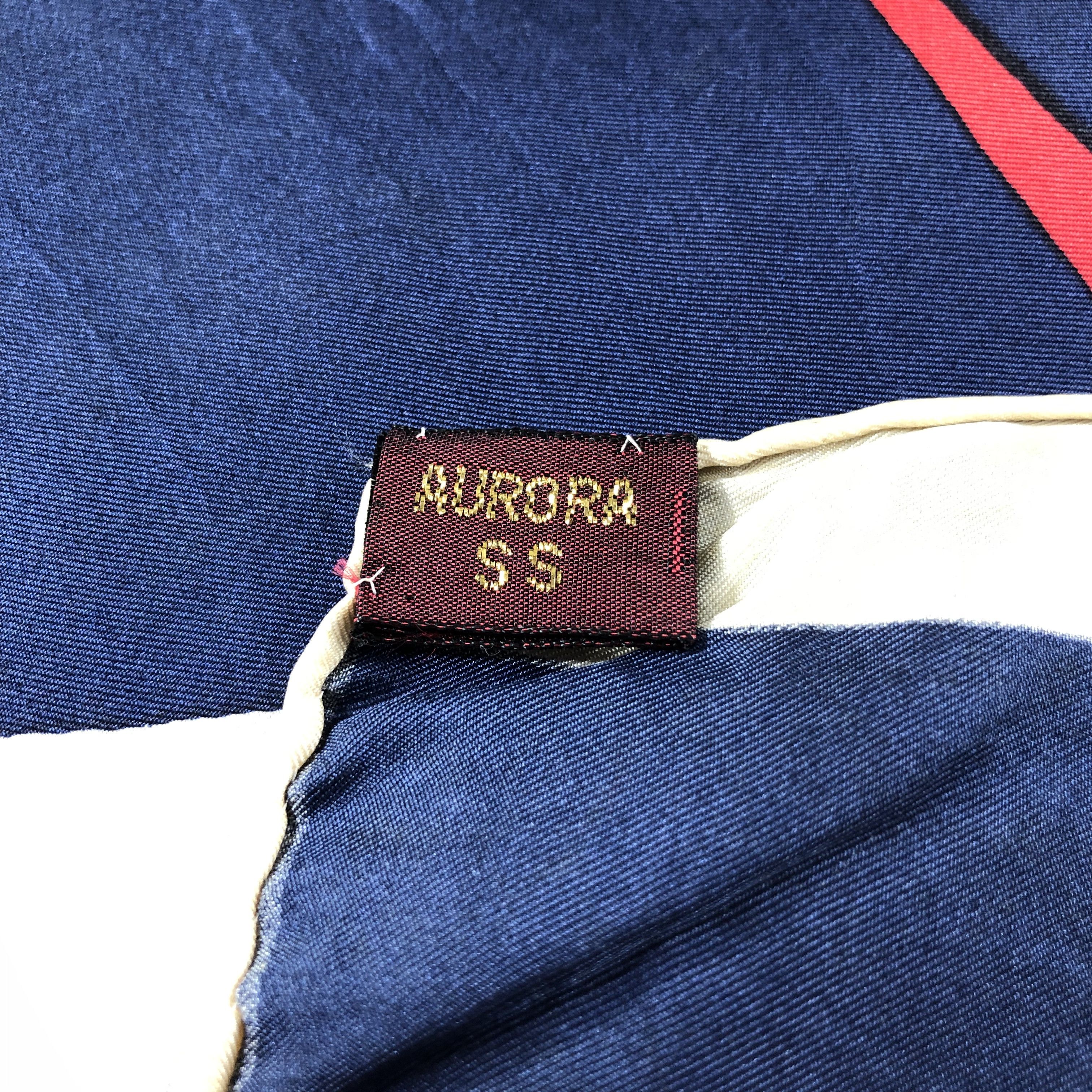 Vintage Vintage Aurora Abstract Silk Scarf M917 Size ONE SIZE - 7 Thumbnail