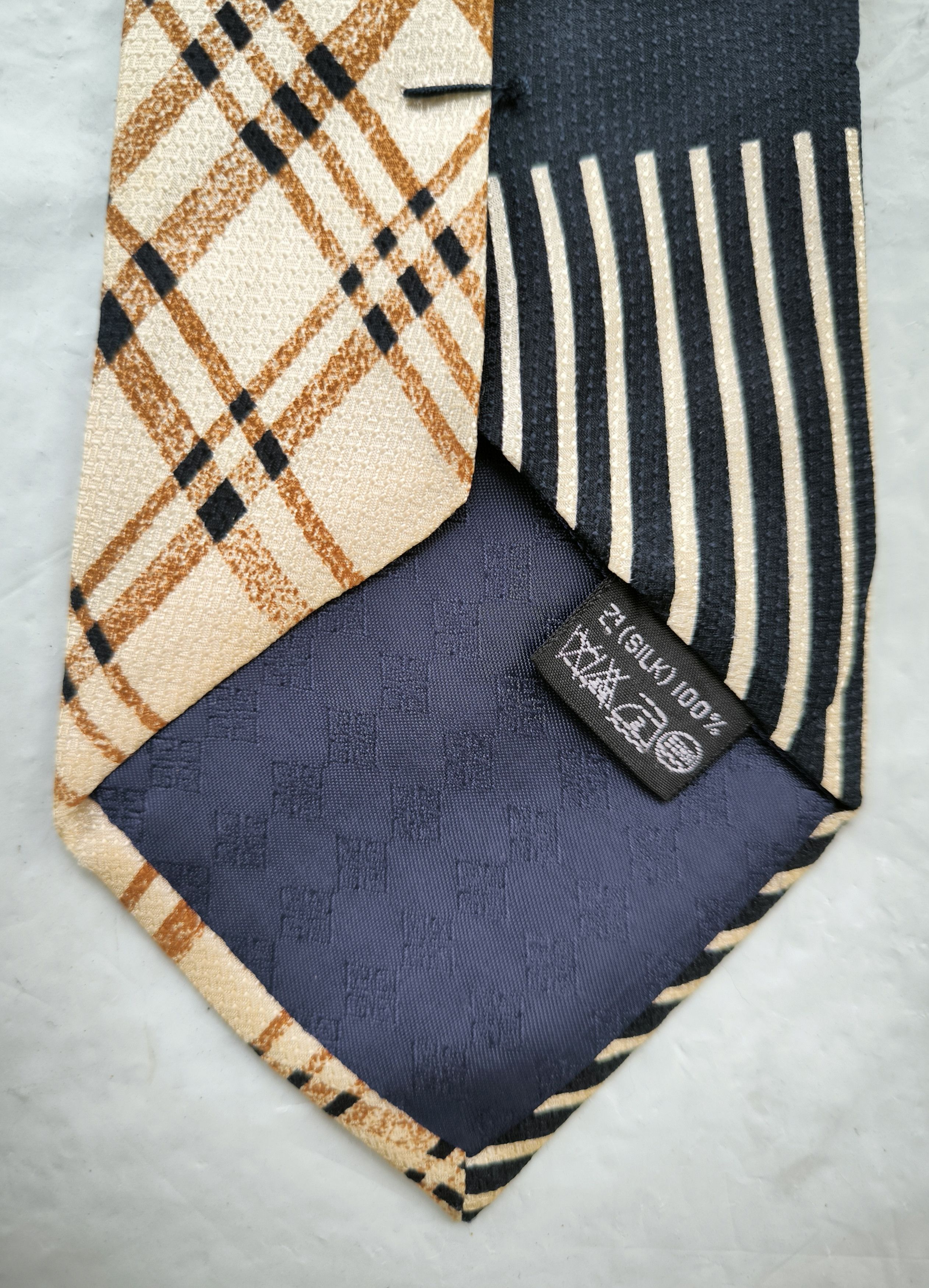 Givenchy Vtg GIVENCHY MONSIEUR abstract silk tie Size ONE SIZE - 3 Thumbnail