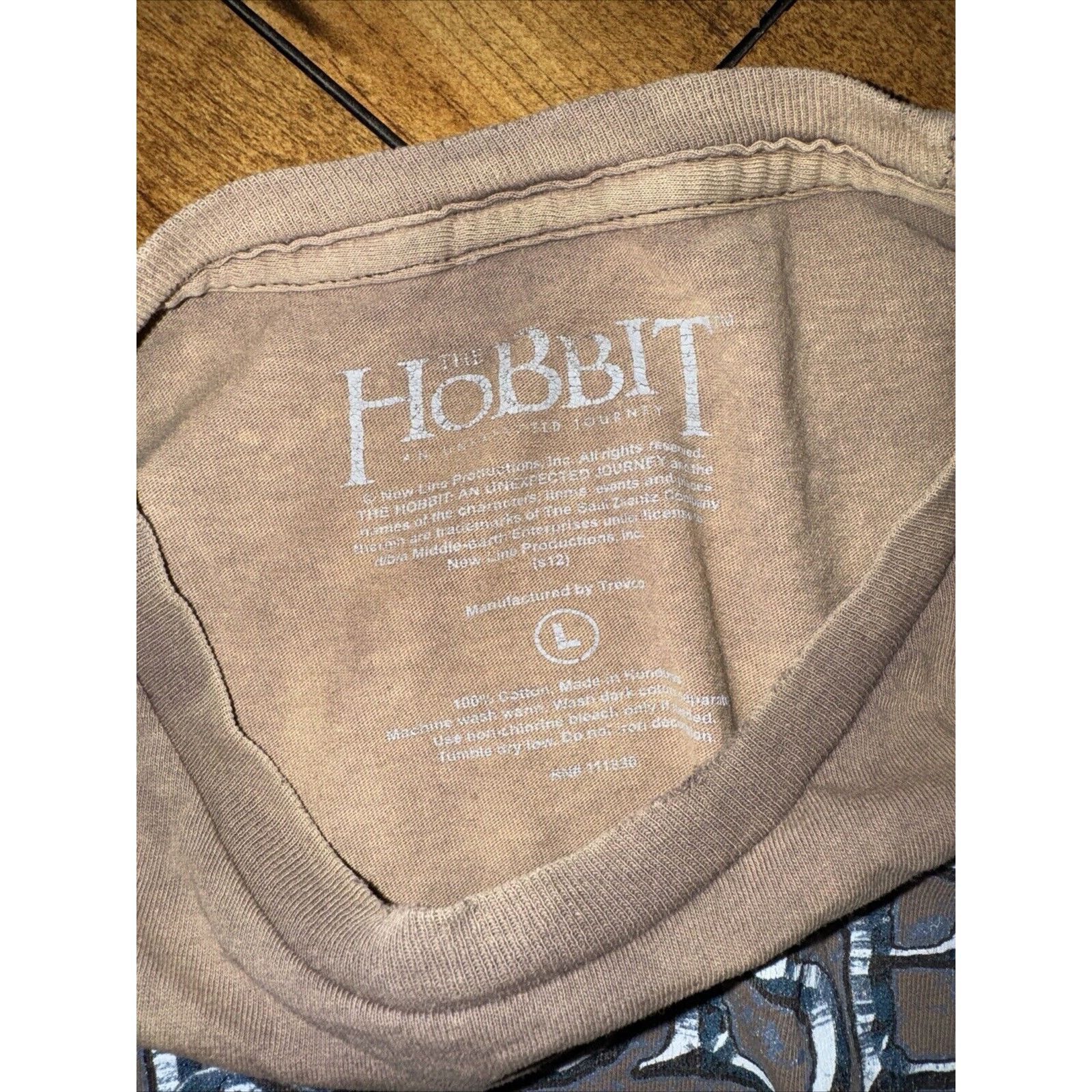 Japanese Brand × Vintage The Hobbit An Unexpected Journey T-Shirt Brown Large 21x25.5 Size US L / EU 52-54 / 3 - 4 Thumbnail