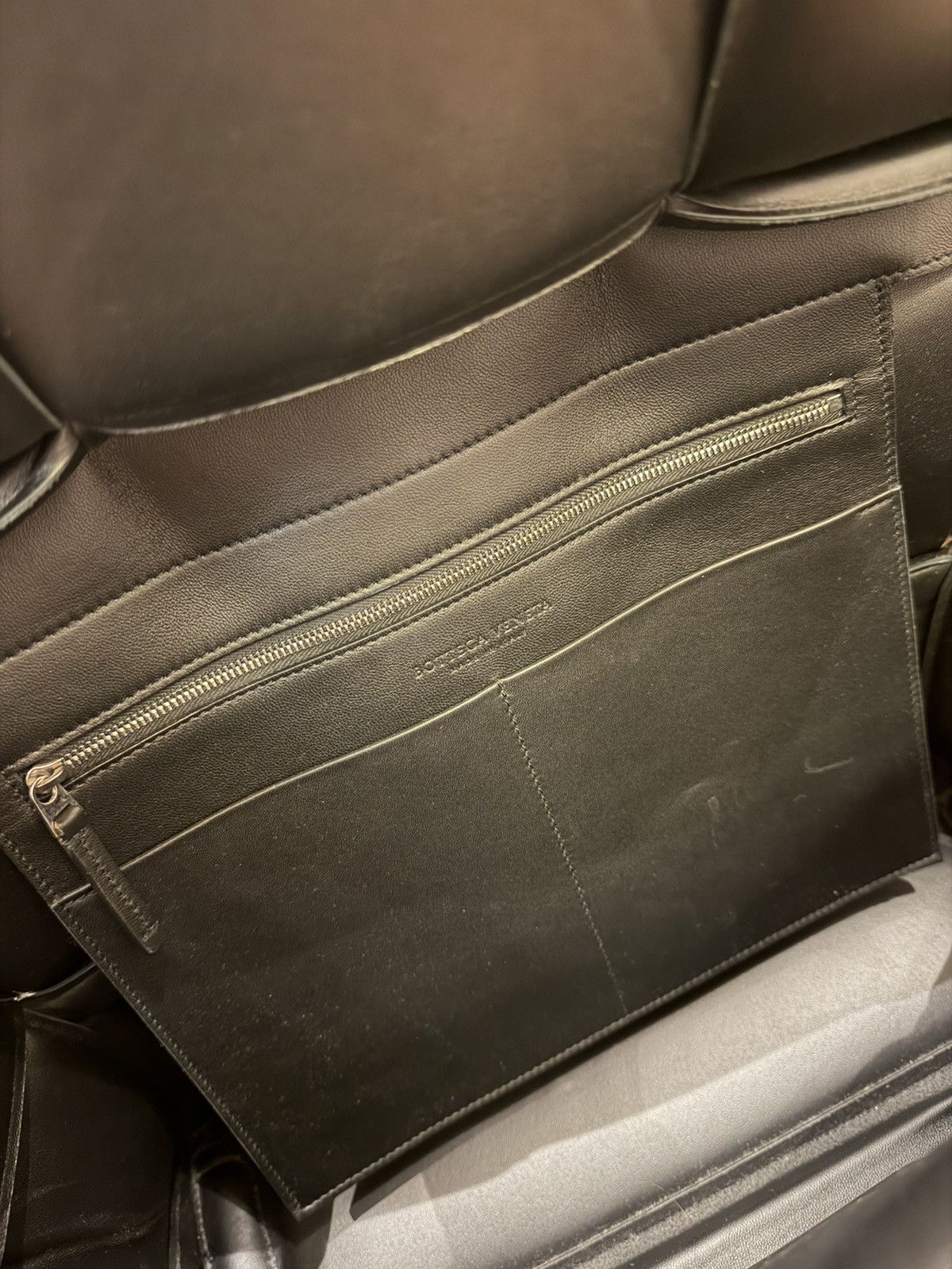 Bottega Veneta Bottega Veneta Black Leather Arco Tote Large Size ONE SIZE - 8 Thumbnail