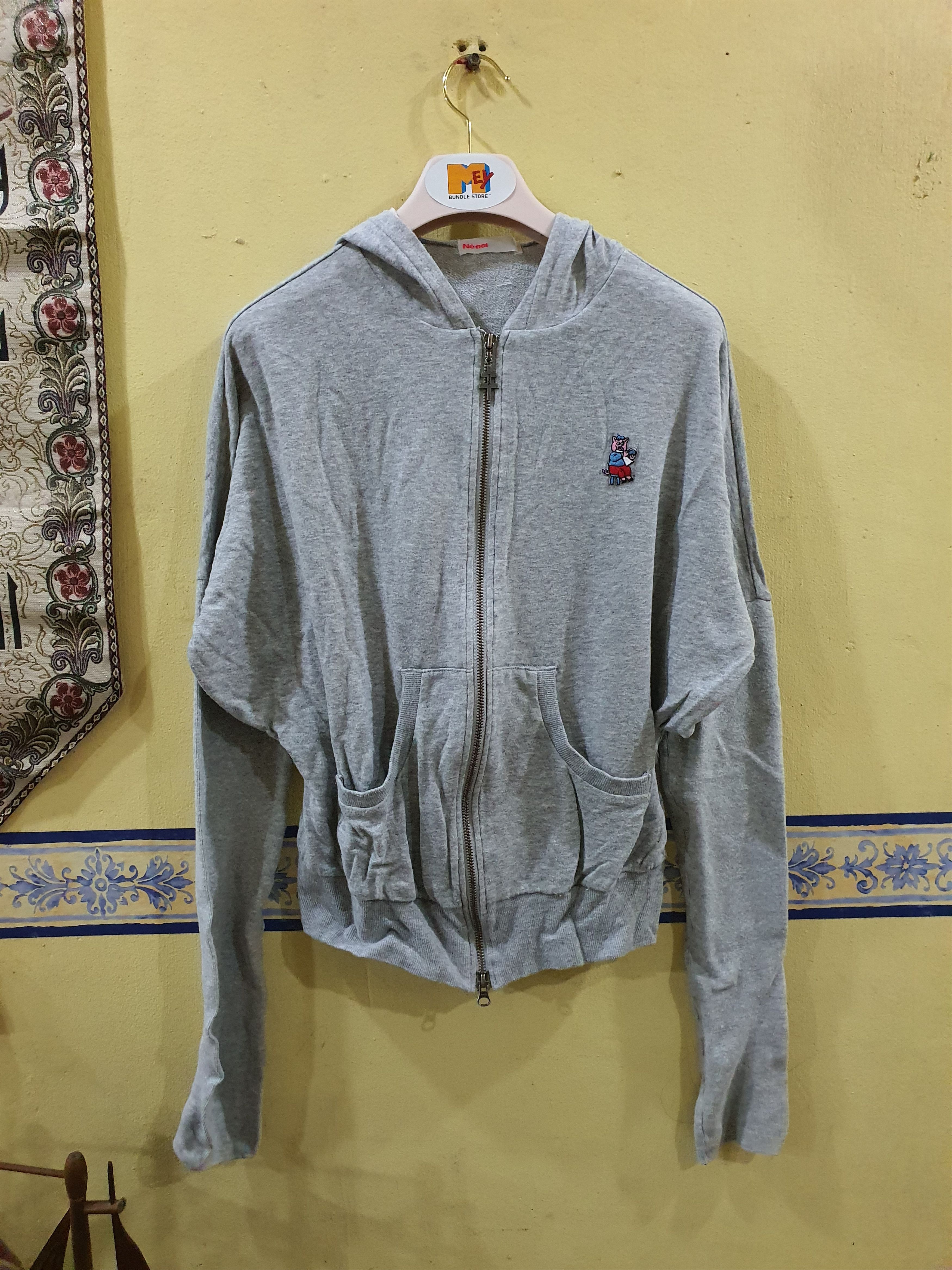 Ne-Net Ne-net issey miyaki zip-up hoodie pig small logo Size L / US 10 / IT 46 - 1 Thumbnail