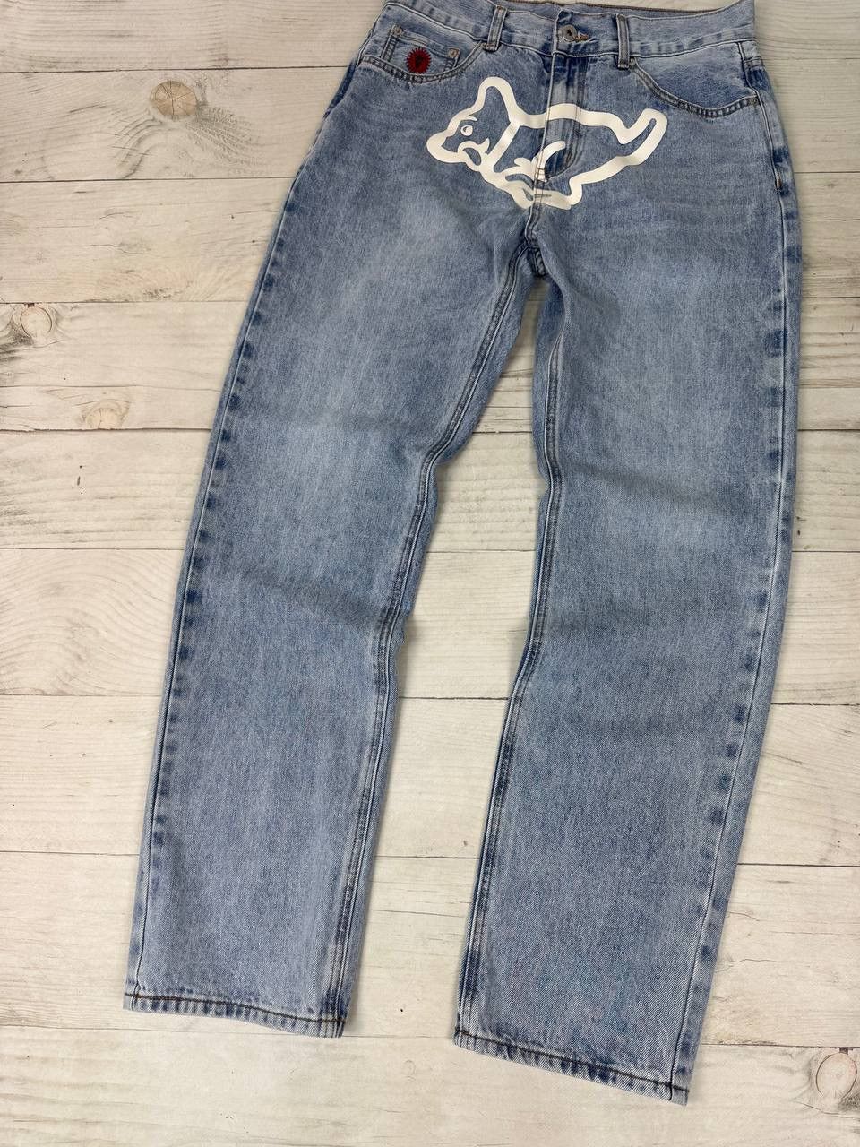 Billionaire Boys Club Icecream By Billionaire Boys Club Running Puppy Denim Jeans Size US 32 / EU 48 - 4 Thumbnail