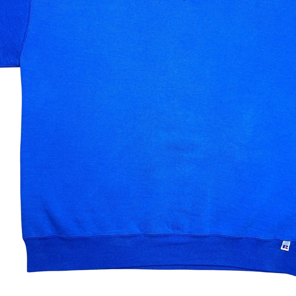 Russell Athletic Vintage 90s Russell Athletic Blue USA Made Blank Sweatshirt Size US XL / EU 56 / 4 - 6 Thumbnail