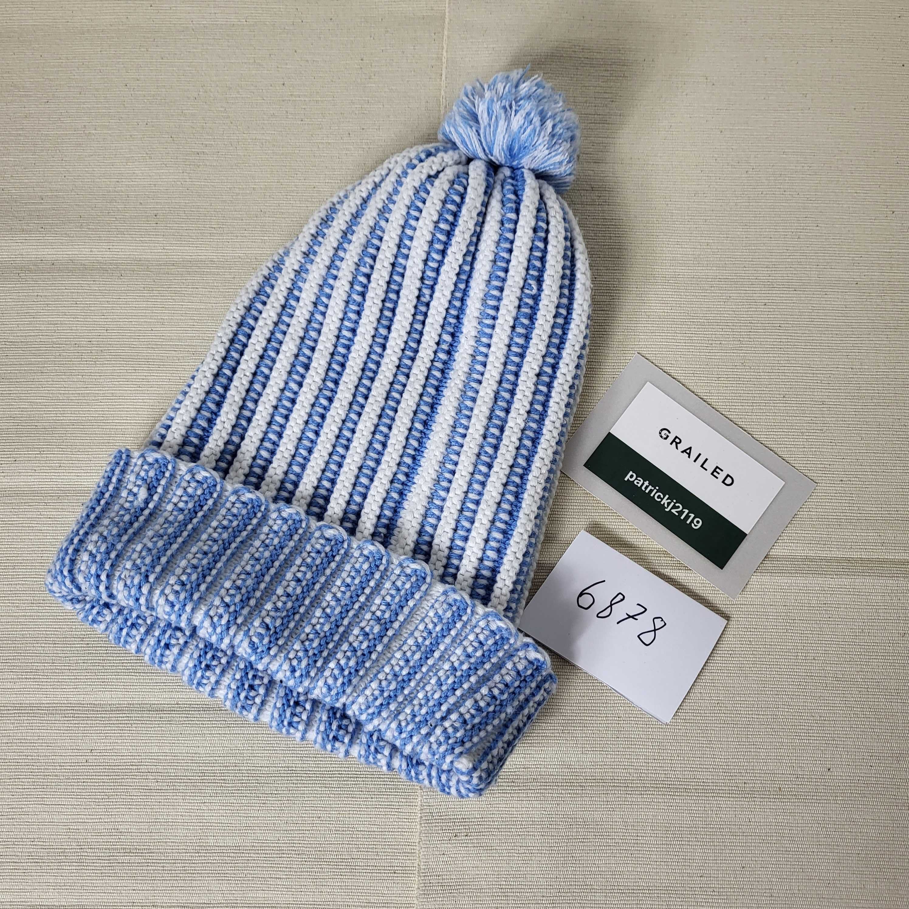 Supreme Supreme Contrast Stripe Beanie white Size ONE SIZE - 2 Thumbnail