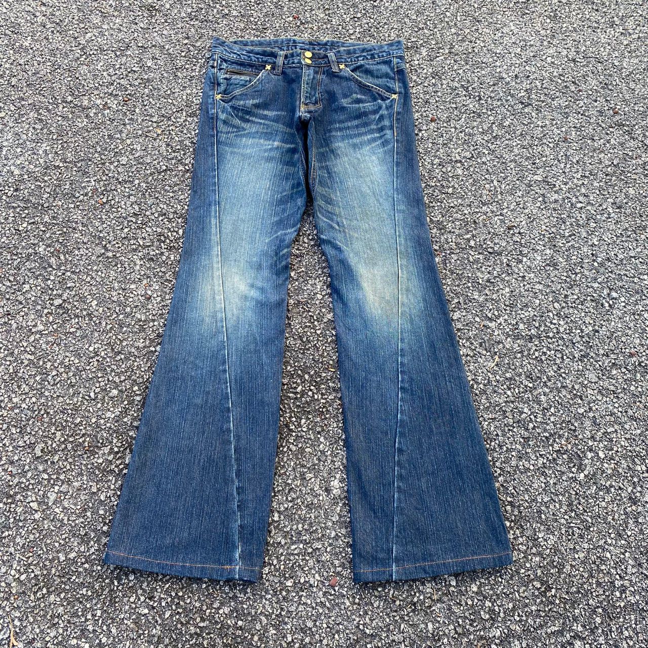 Lee 💥Flare💥Vintage Lee Riders Distressed Denim Size US 32 / EU 48 - 1 Thumbnail