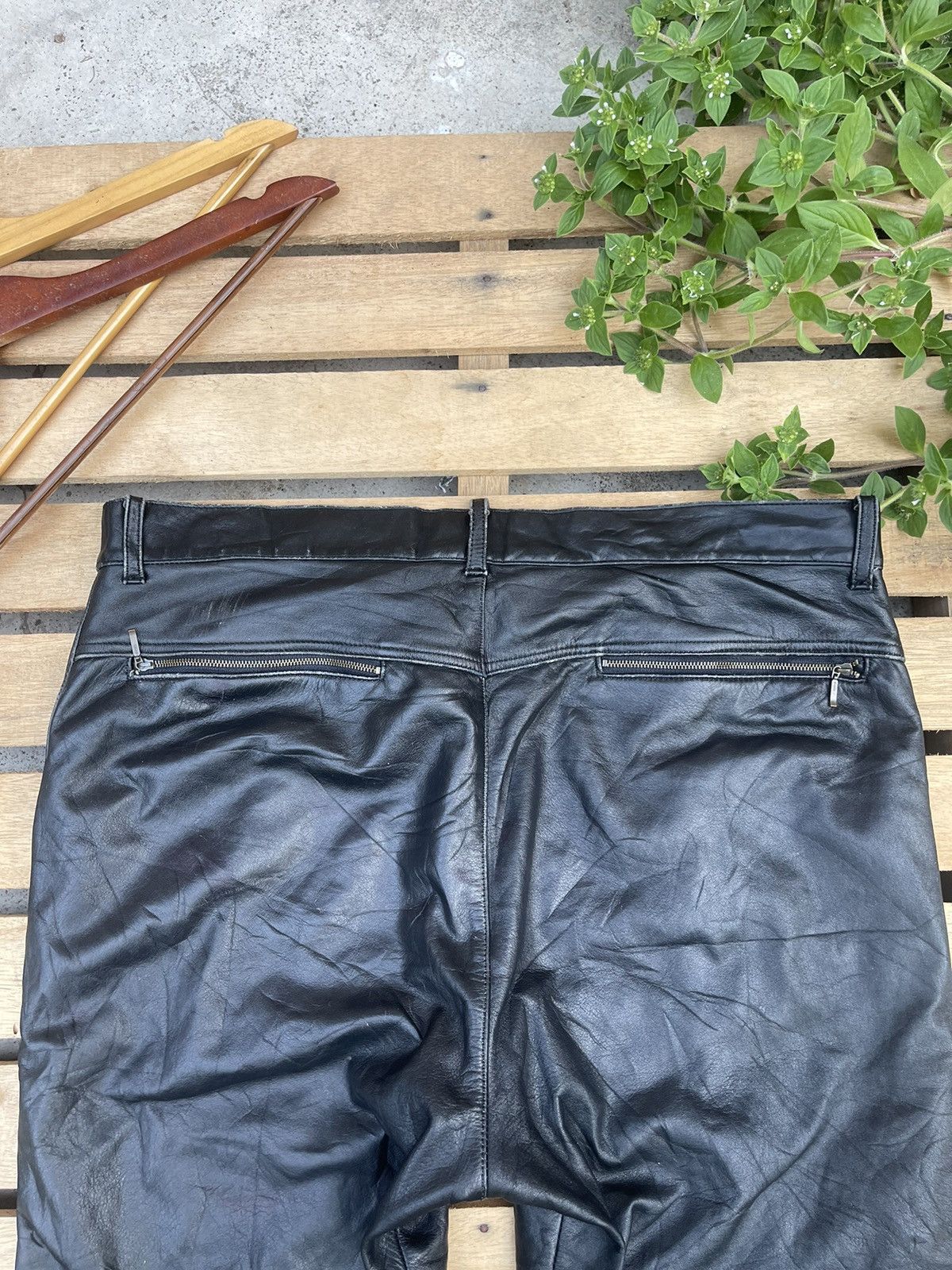 Champion Vintage 90s Champion Leather Pants Size US 38 / EU 54 - 9 Thumbnail
